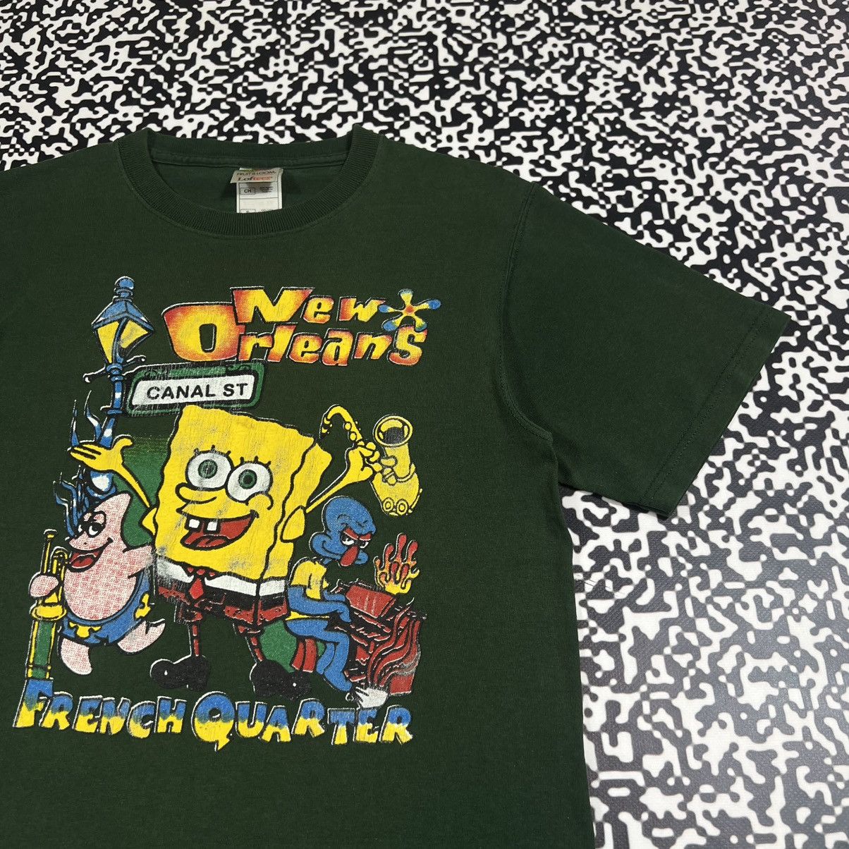 Vintage Vintage 00s Sponge Bob Cartoon Retro T-shirt Y2K Humor Style Size US S / EU 44-46 / 1 - 5 Thumbnail