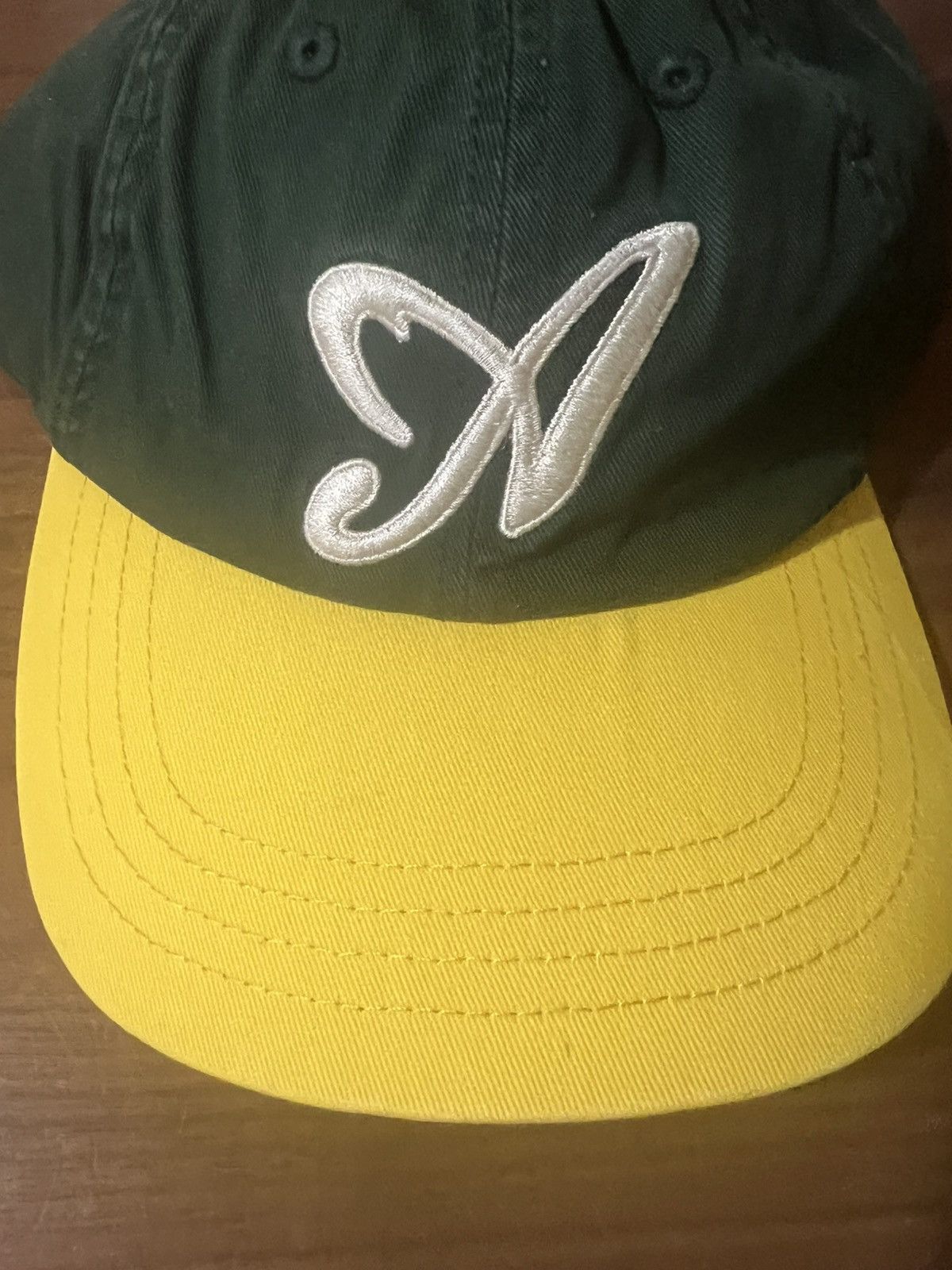 Aime Leon Dore Aime Leon Dore ALD “A” Logo Hat Cap Pine Grove / Dandelion Size ONE SIZE - 2 Thumbnail