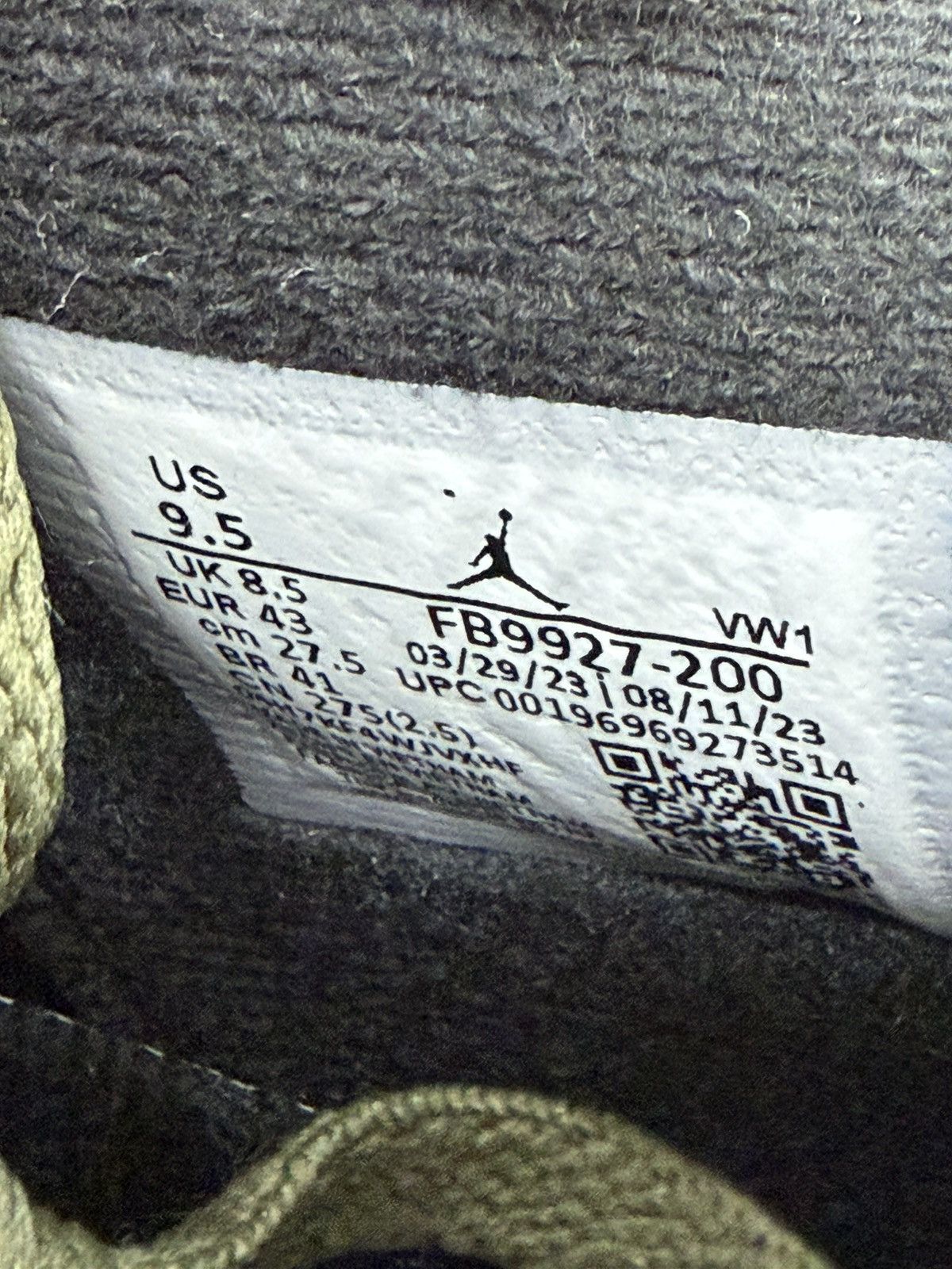 Jordan Brand Air Jordan 4 Craft Medium Olive Size 9.5 (2023) Size US 9.5 / EU 42-43 - 10 Thumbnail