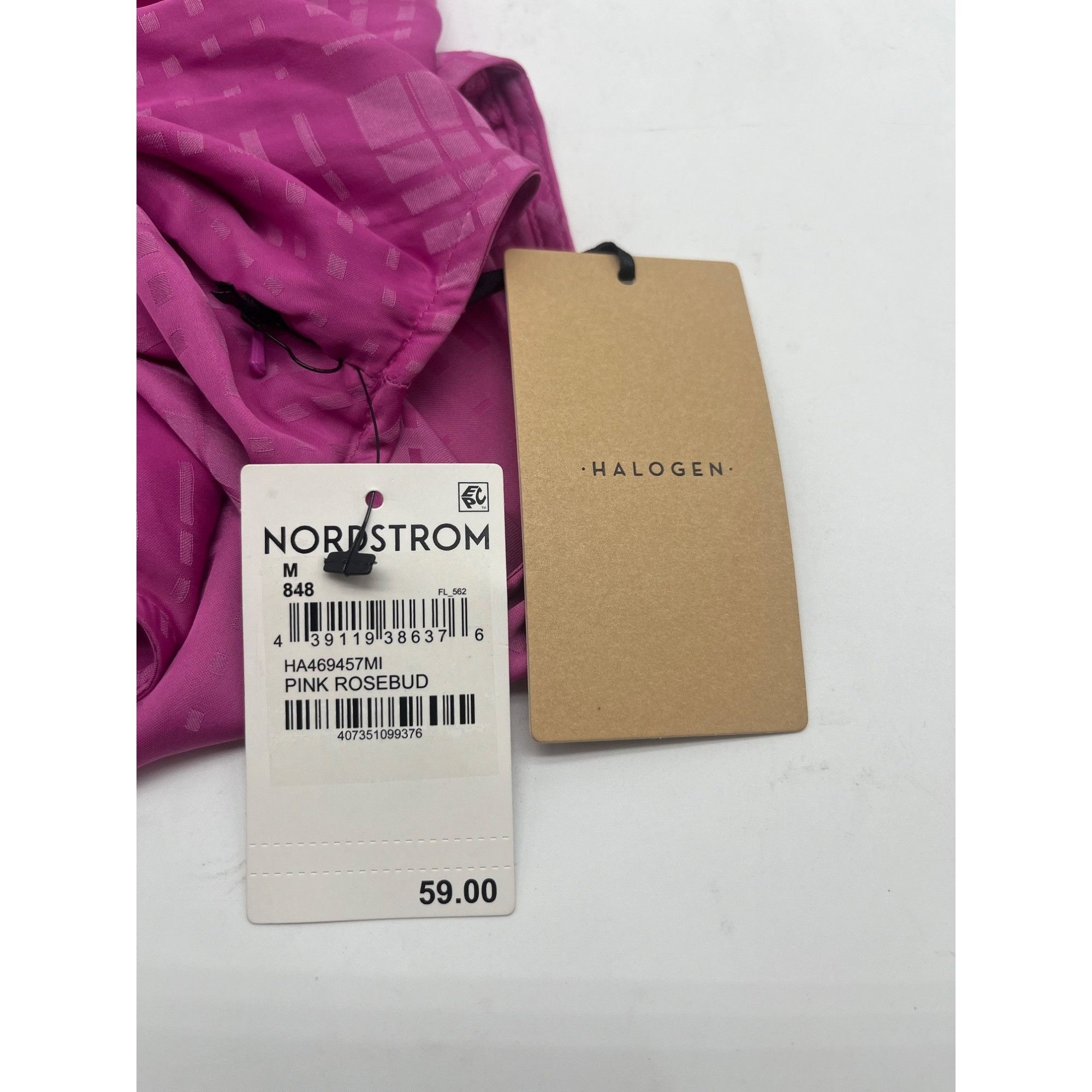 Other Halogen Twist Front Top, Pink Rosebud, Sz. M Size M / US 6-8 / IT 42-44 - 8 Thumbnail