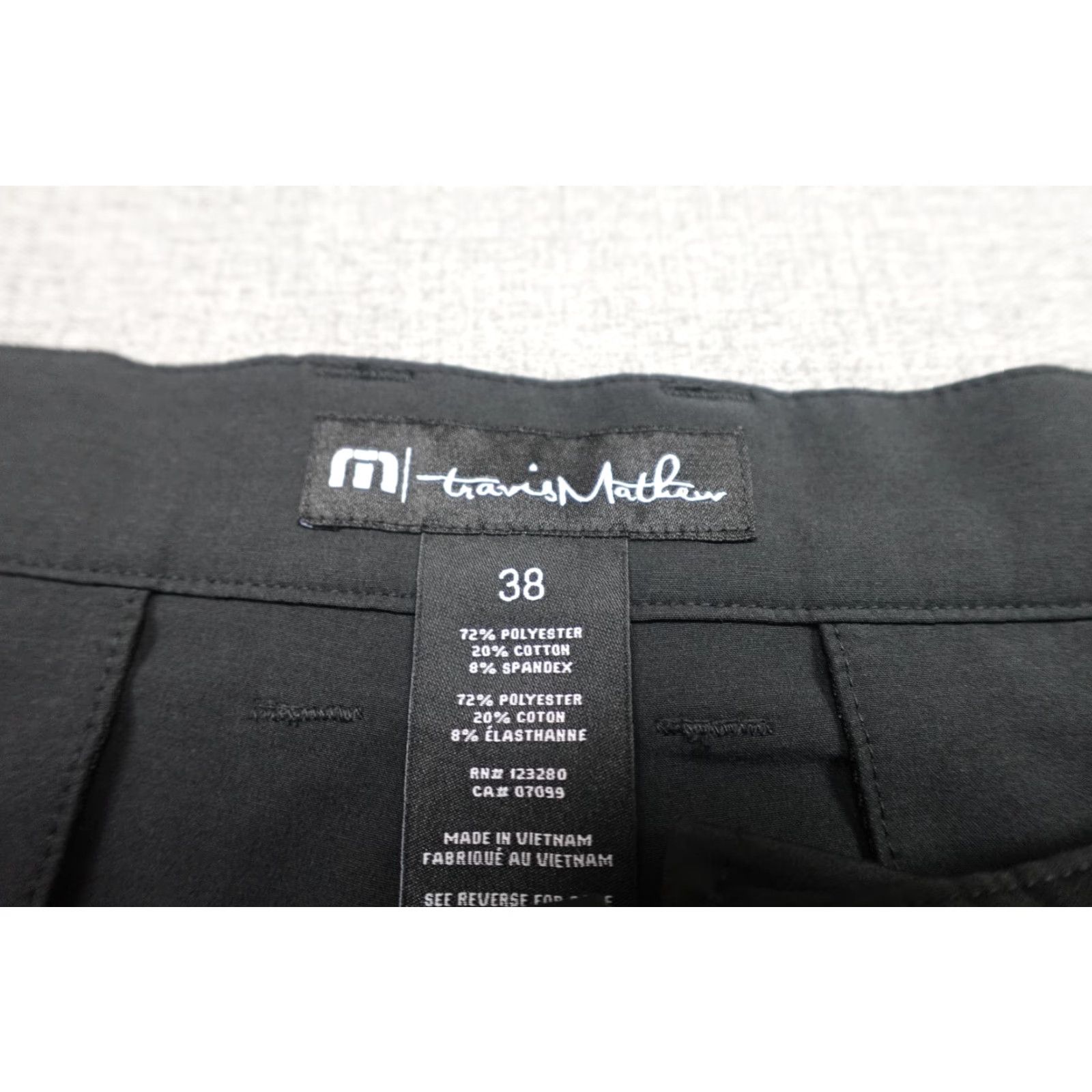 TravisMathew Travis Mathew Shorts Mens 38 Blue Golf Lightweight Chino Performance Lightweight Athletic 5-Pocket Style Casual Summer Spring Fall 38 Mens Blue Size US 38 / EU 54 - 2 Thumbnail