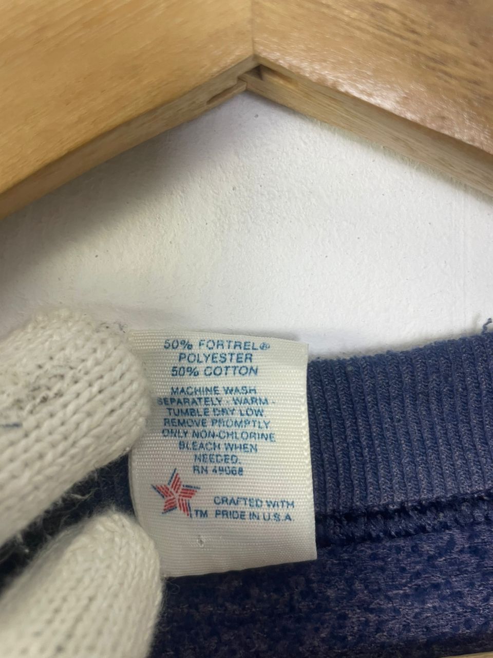 Designer × Vintage Vintage United States NAVY Sweatshirt 90s Size US M / EU 48-50 / 2 - 3 Thumbnail