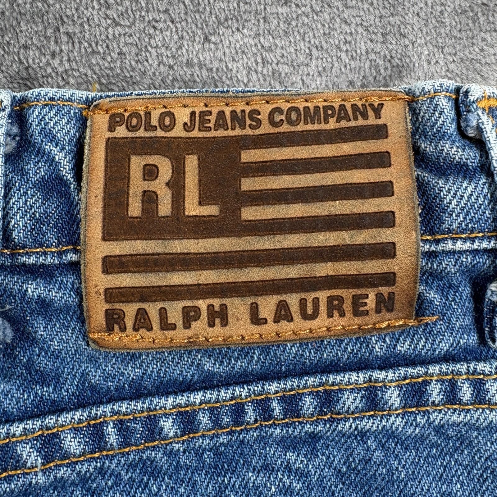 Polo Ralph Lauren Vintage Y2K Polo Jeans Ralph Lauren Flag 36x34 Relaxed Fit B Size US 36 / EU 52 - 4 Thumbnail