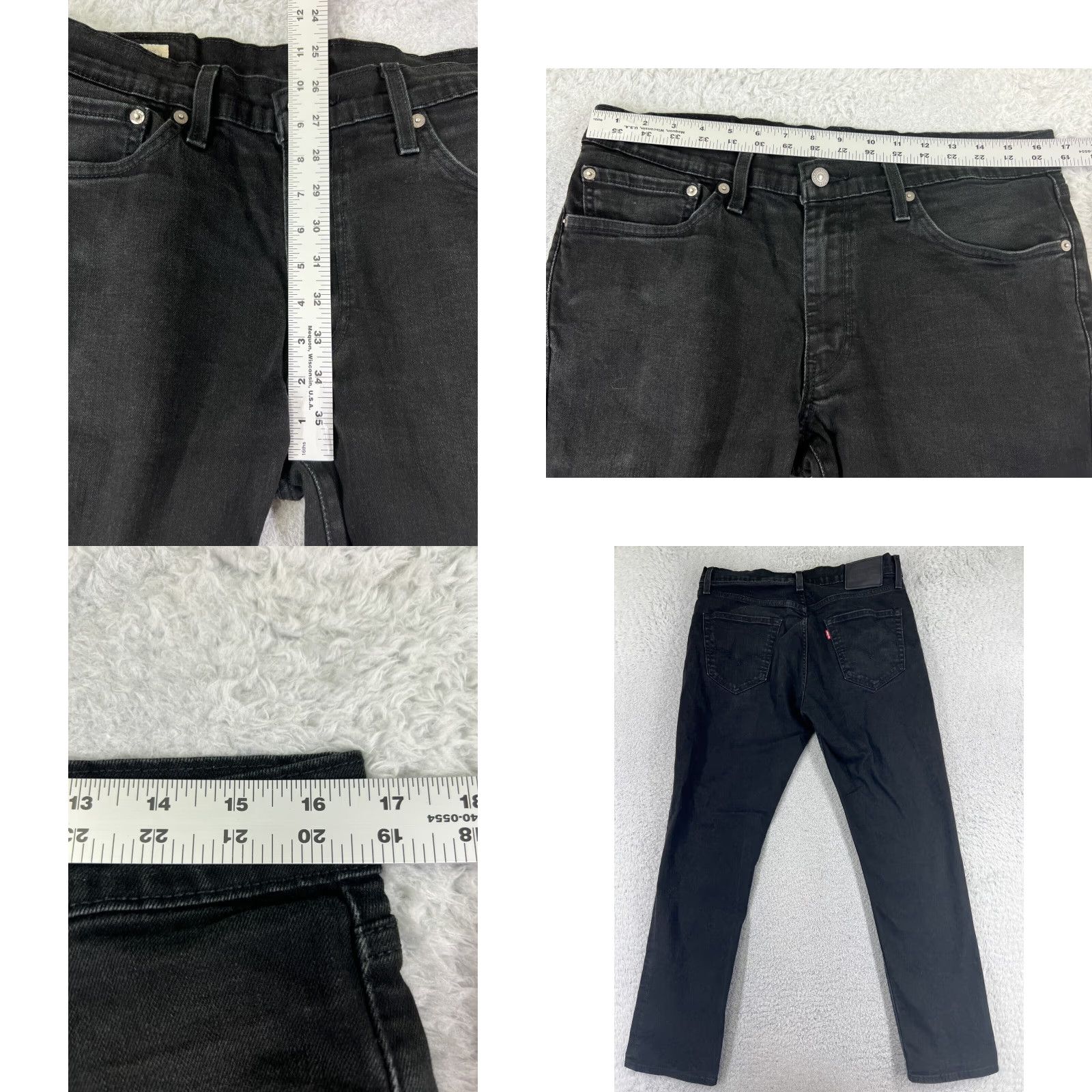 Levi's Levi's Jeans Adult 34 Black Denim 511 Cotton Blend Premium Light 29x34 Slim Straight 5-Pocket Men Mens Denim Jeans Size US 34 / EU 50 - 9 Thumbnail