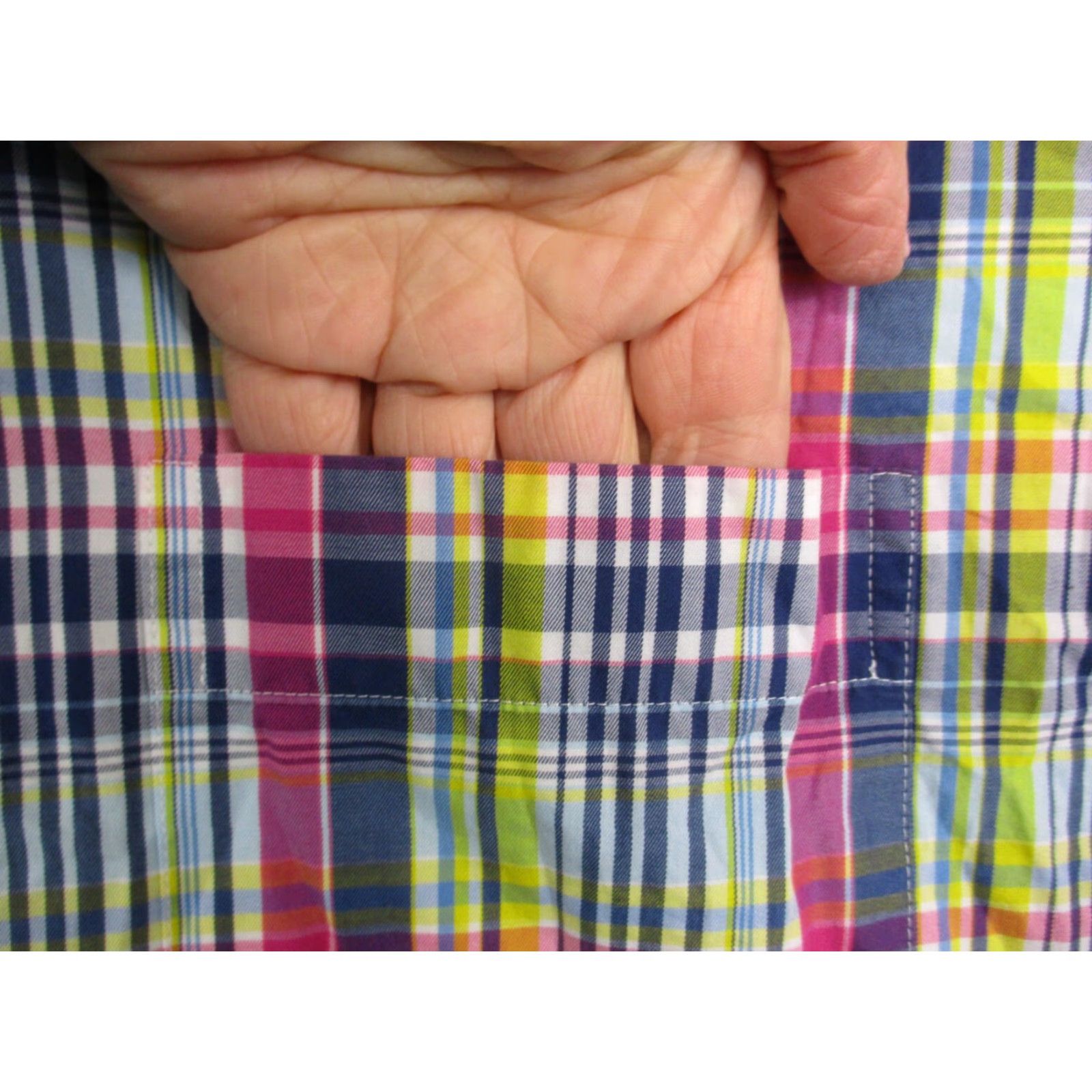 Peter Millar Peter Millar Crown Men's Shirt XL Cotton Pastel Multicolor Plaid Easter Sunday Size US XL / EU 56 / 4 - 3 Thumbnail