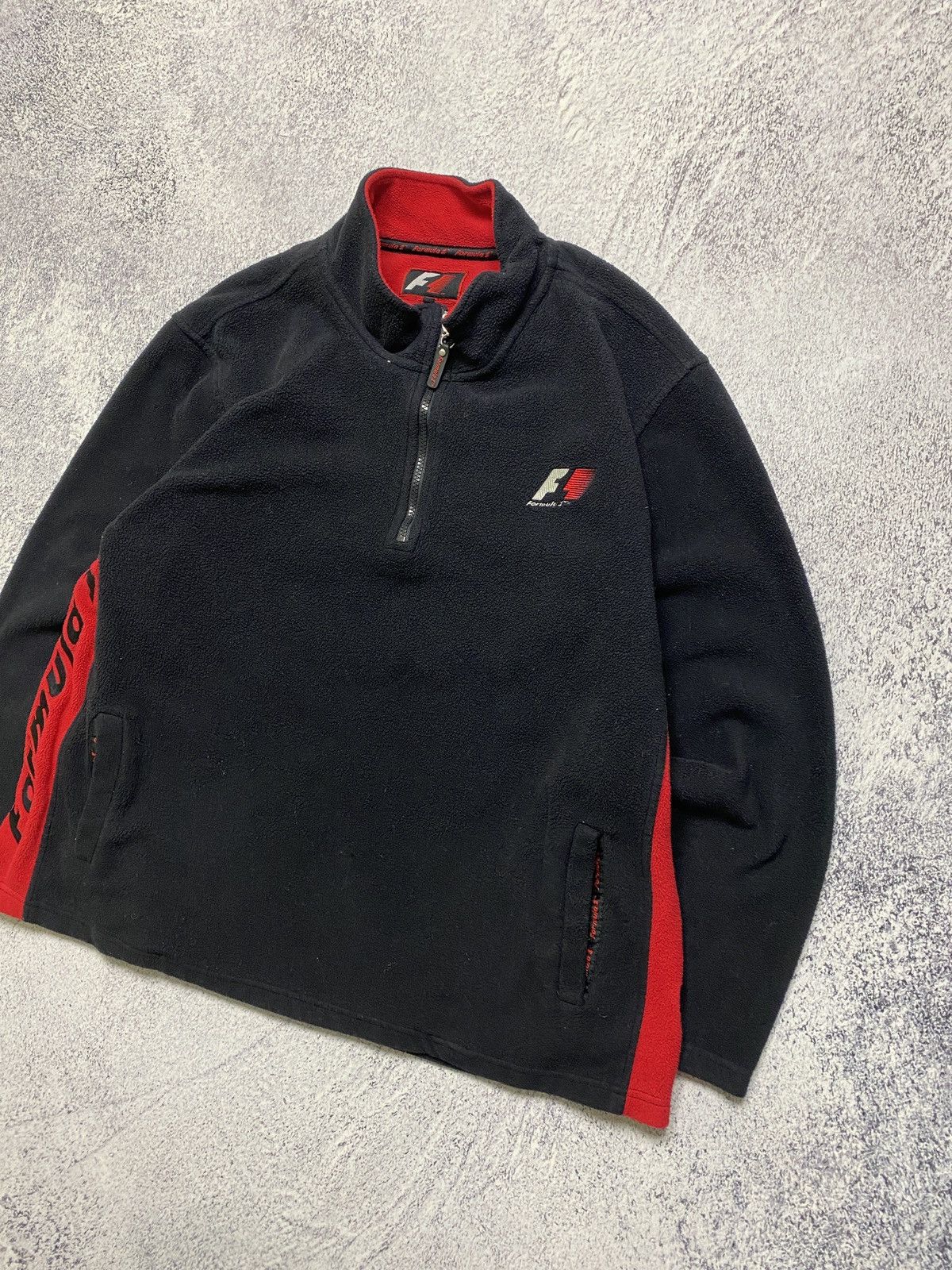 Ferrari × Vintage Vintage 90s Formula 1 Racing Fleece Jacket Ferrari Size US XL / EU 56 / 4 - 2 Thumbnail
