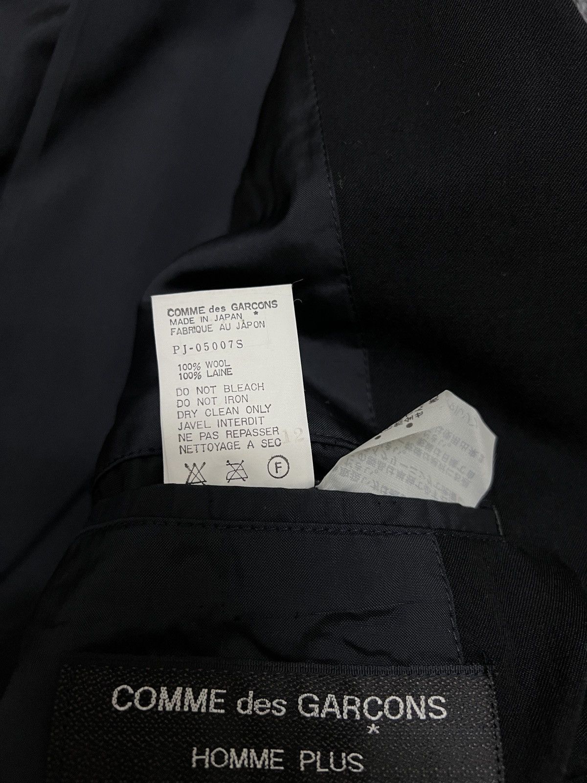 Comme des Garcons Homme Plus Vintage 1988 Comme Des Garçons black Wool Blazer Size 42R - 12 Thumbnail