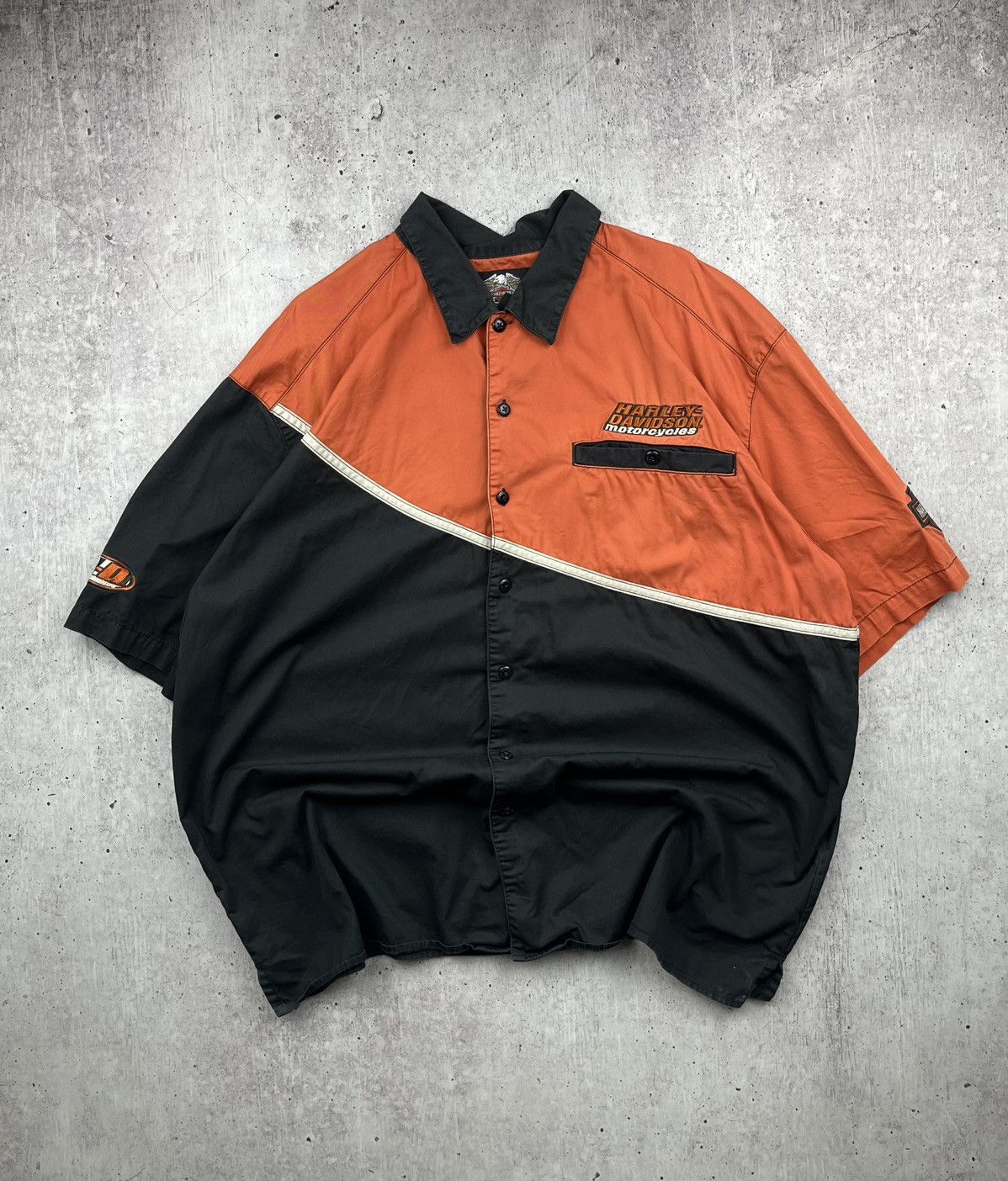 Harley Davidson Vintage Harley-Davidson Shirt Mens XXL HD Motorcycle 2005 Size US XXL / EU 58 / 5 - 1 Thumbnail