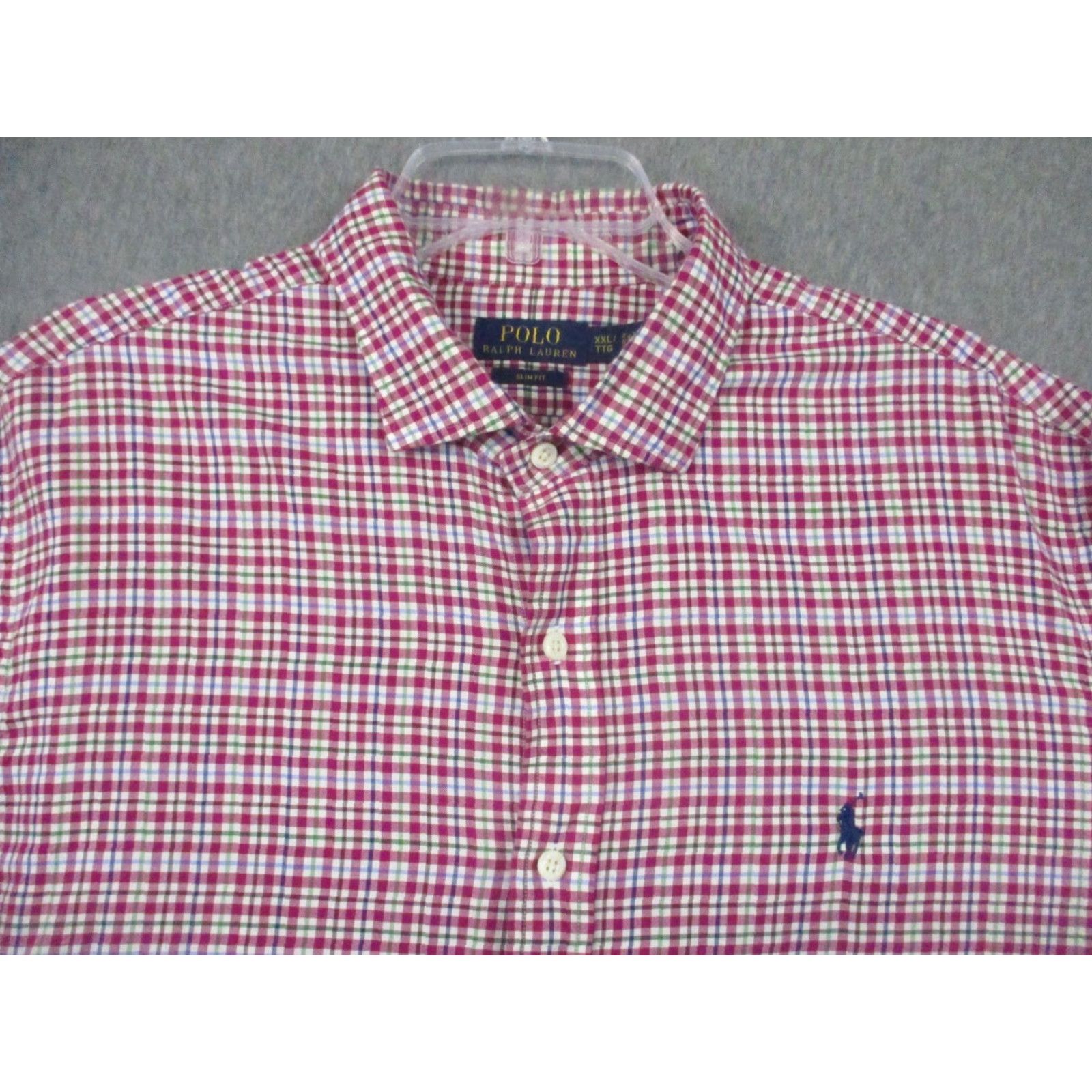 Ralph Lauren Ralph Lauren Shirt Men's XXL Multicolor Long Sleeve Plaid Stretch Pony Shirt (Ralph Lauren) Size US XXL / EU 58 / 5 - 2 Thumbnail
