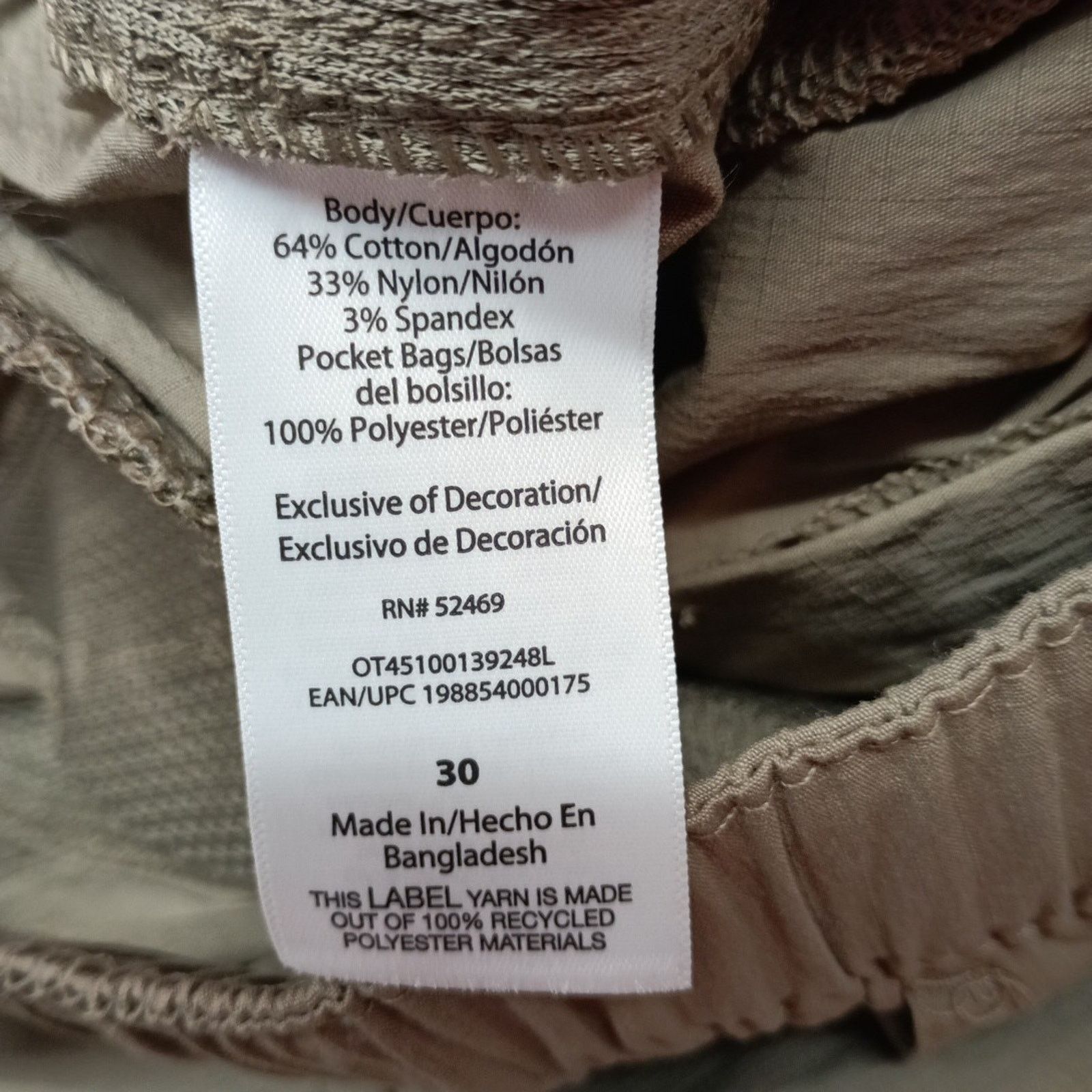 Other Ozark Trail Zip Off Convert Cargo Pants Men Size 30x30 Taupe Size US 30 / EU 46 - 8 Thumbnail