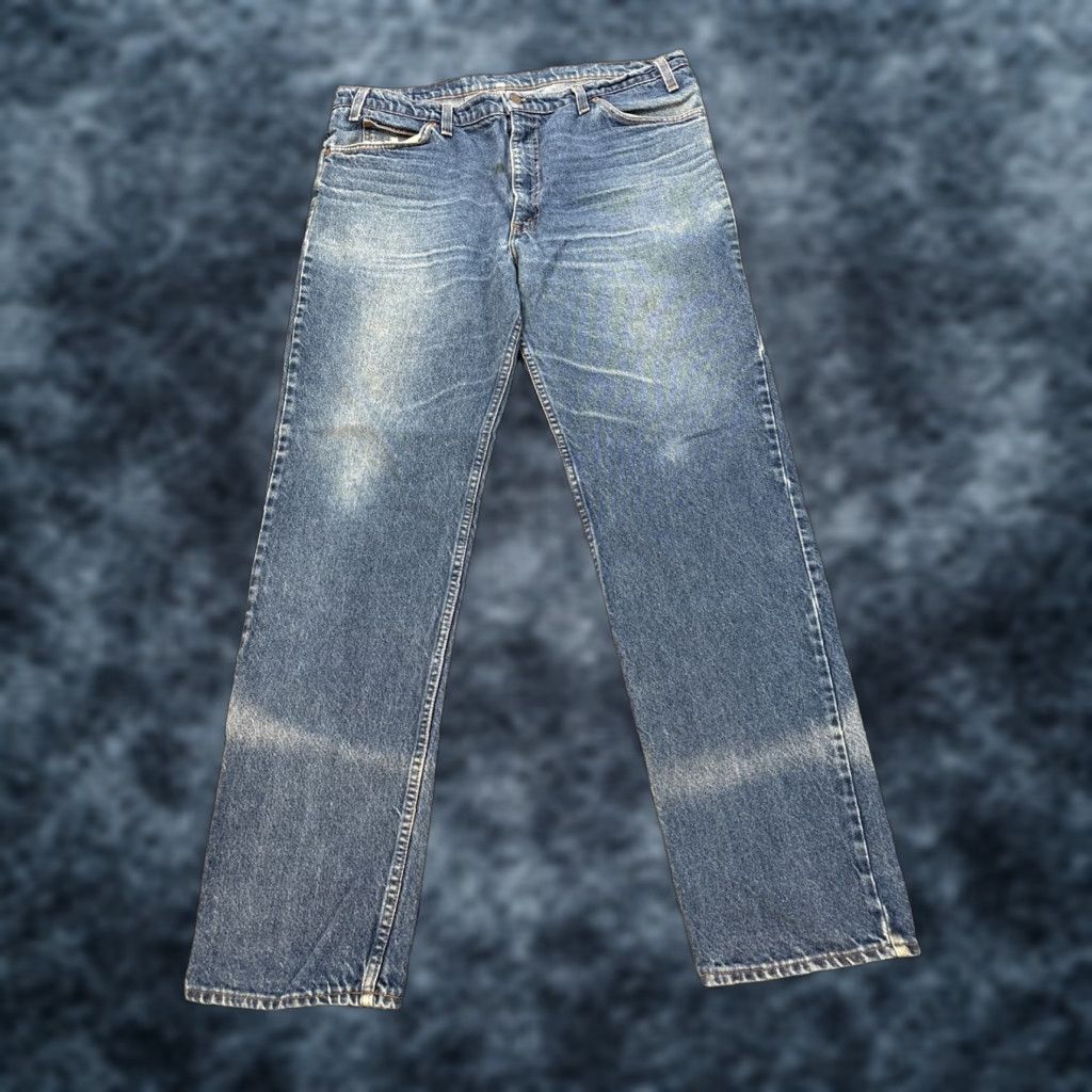 Levi's VINTAGE Levi's 500 Series Jeans Mens 40x34 Straight 80s USA Denim Blue Size US 40 / EU 56 - 1 Thumbnail