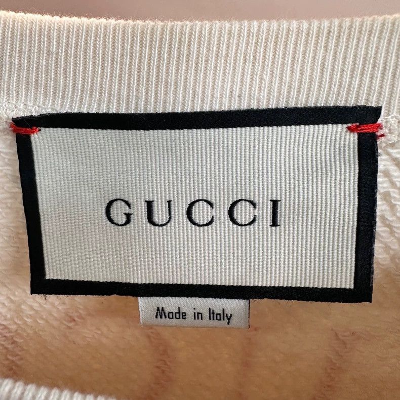 Gucci Gucci White Princess Snow White Round Neck Trover Sweatshir Size US S / EU 44-46 / 1 - 3 Thumbnail