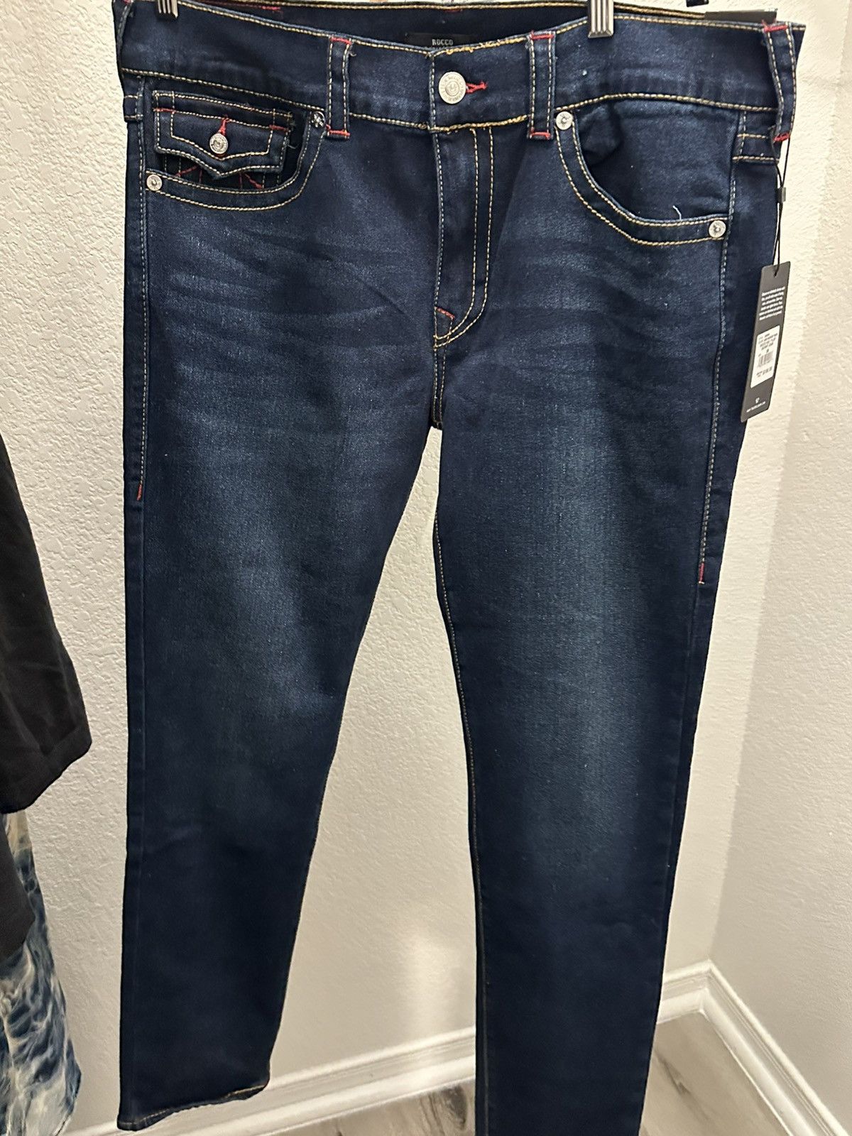True Religion Rocco Big T Flap Skinny Jean Size US 36 / EU 52 - 2 Thumbnail