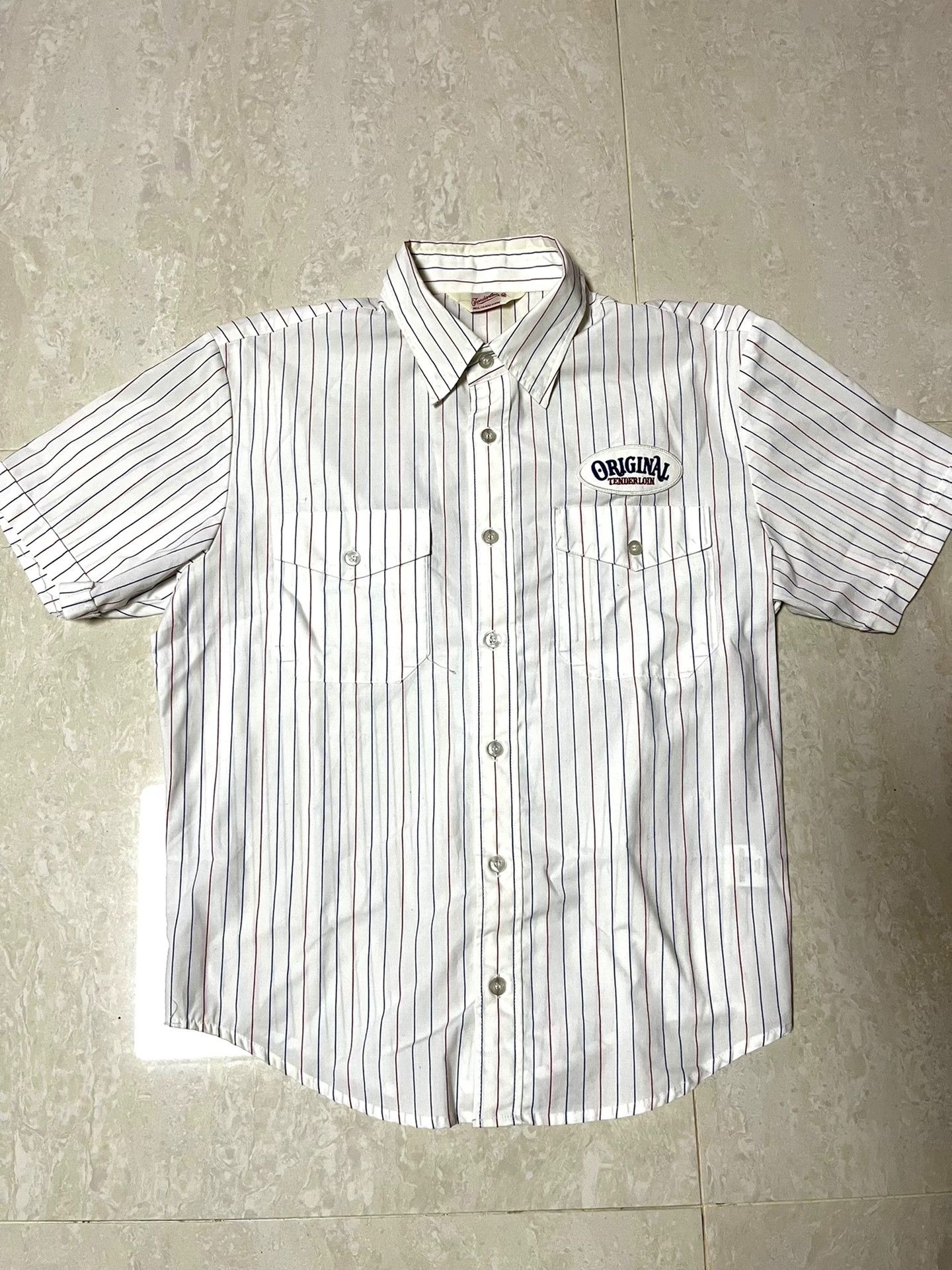Tenderloin Classic Short Sleeve Striped Shirt Size US M / EU 48-50 / 2 - 1 Thumbnail