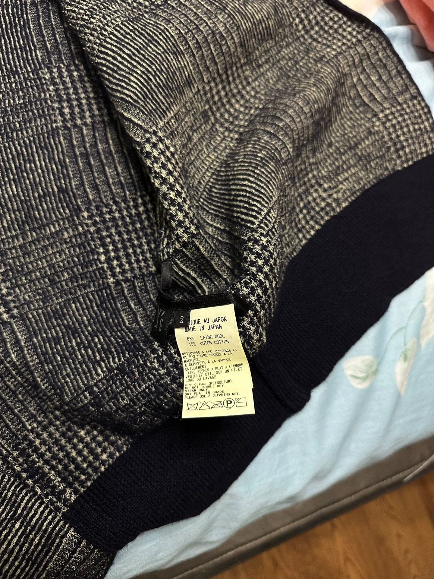 Y's Y's short-sleeve knit jacket casual 9/10 authentic Size XS / US 0-2 / IT 36-38 - 2 Thumbnail