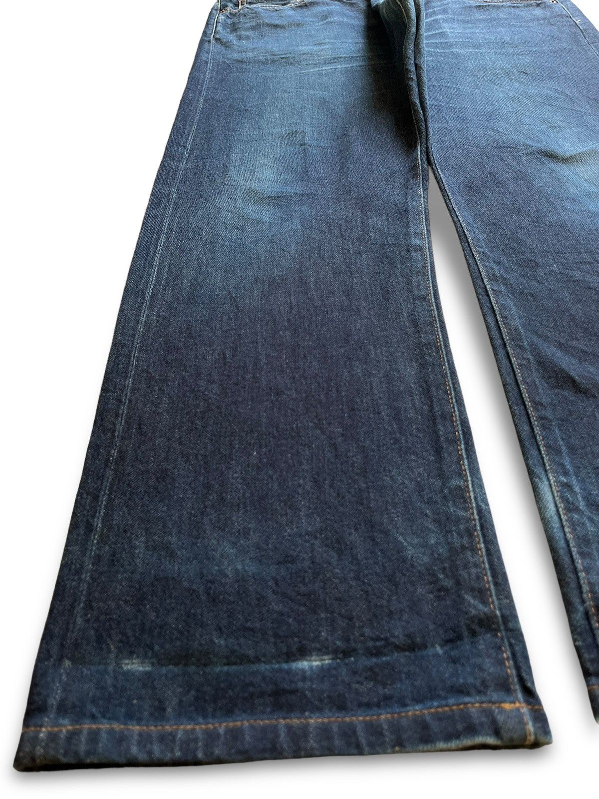 Uniqlo Vintage Japanese Uniqlo Selvedge Button Fly Loose Jeans Size US 37 - 7 Thumbnail