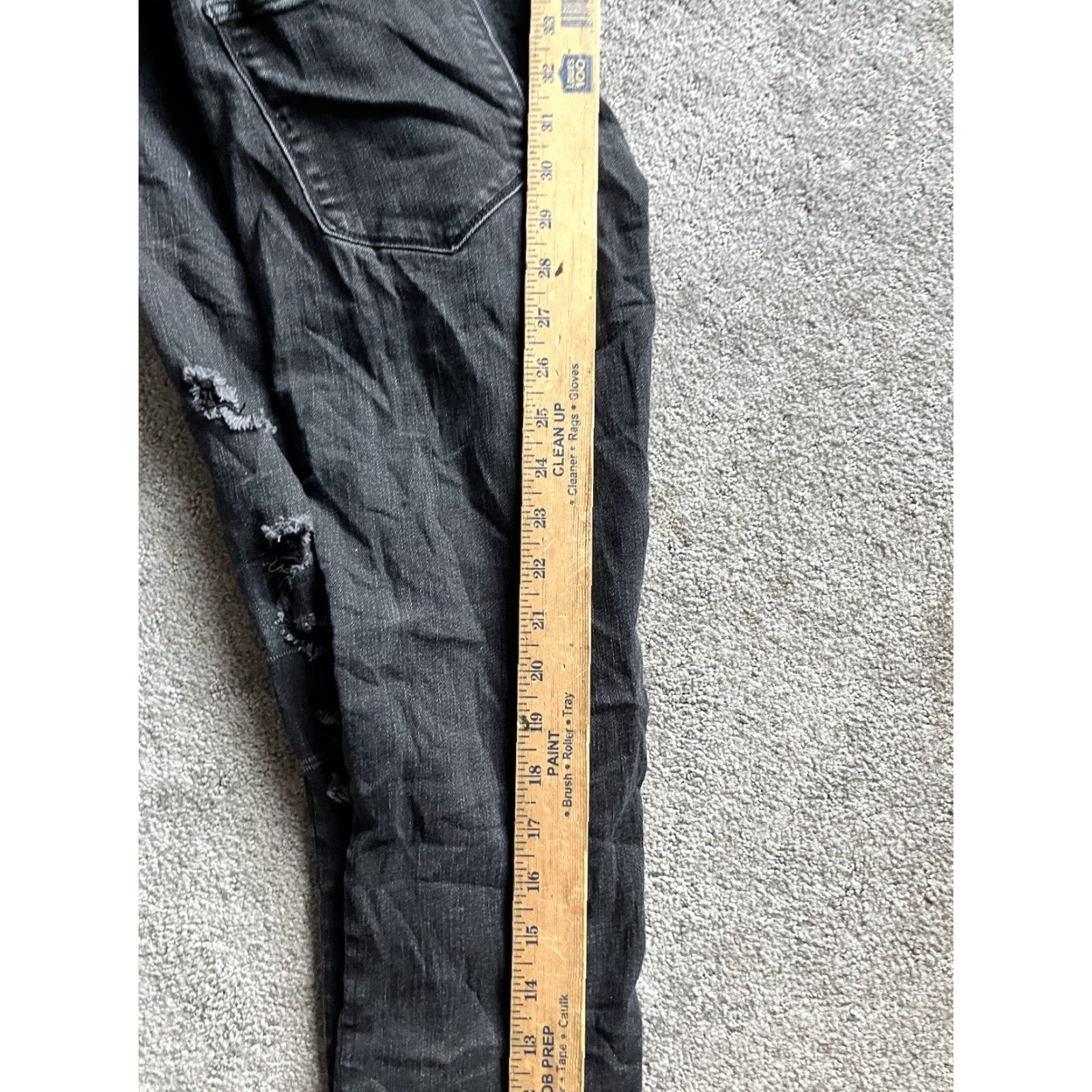 Abercrombie & Fitch ABERCROMBIE & FITCH Womens Jeans Super Skinny Size 6 Waist 28 Black Denim Classic Modern Size 28" / US 6 / IT 42 - 6 Thumbnail