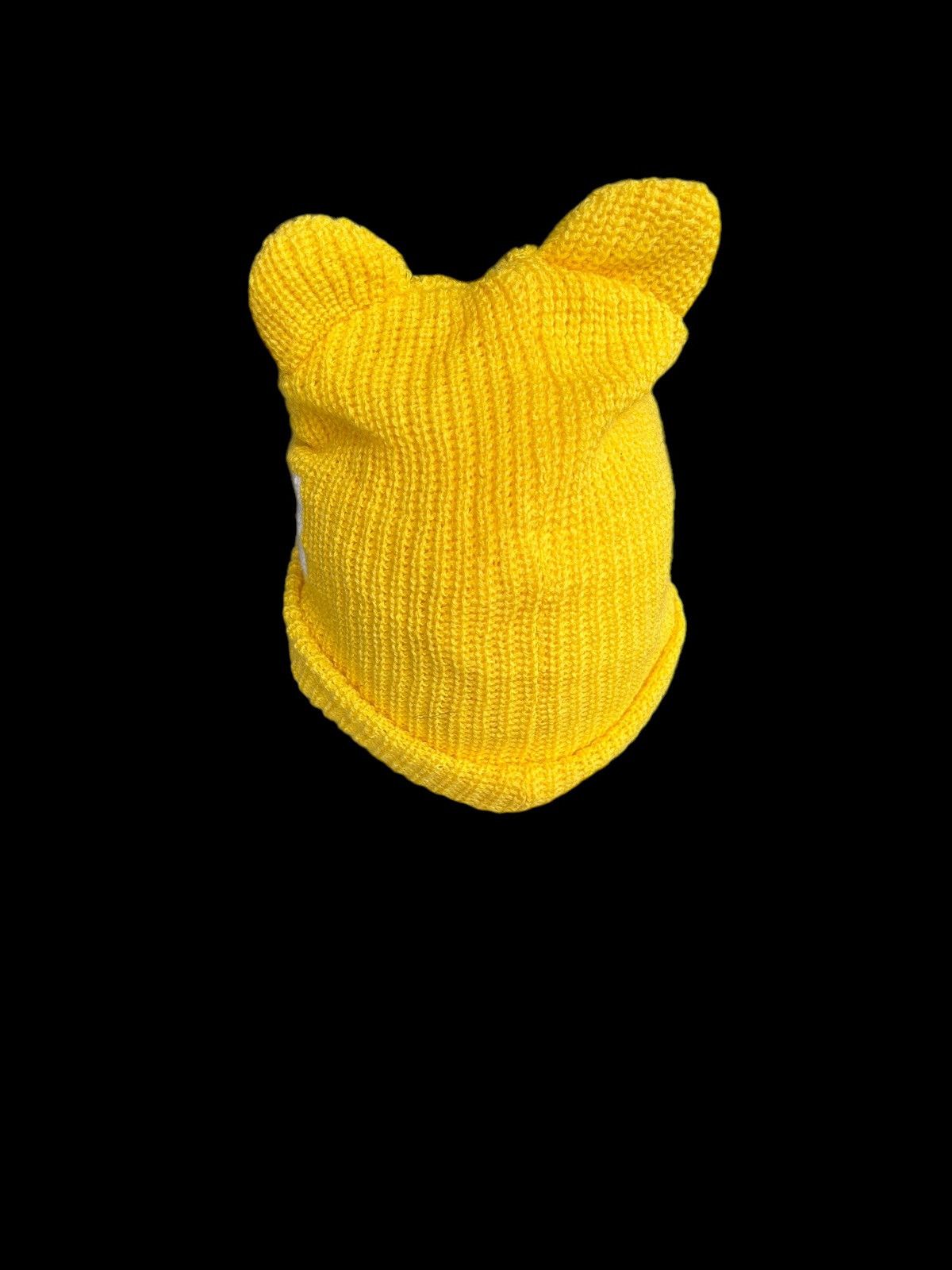 Japanese Brand × Kapital × Vintage Bunny Horn Devil Knitt Unknow Cartoon Anime Japan Beanie Hat Size ONE SIZE - 3 Thumbnail