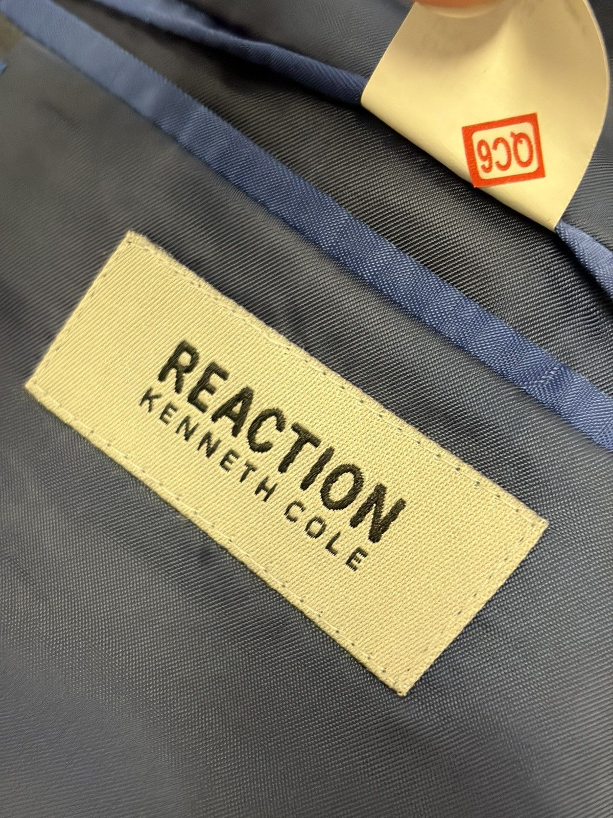 Kenneth Cole Kenneth Cole Reaction Navy Blue Two-Button Blazer Jacket Size 42R - 5 Thumbnail