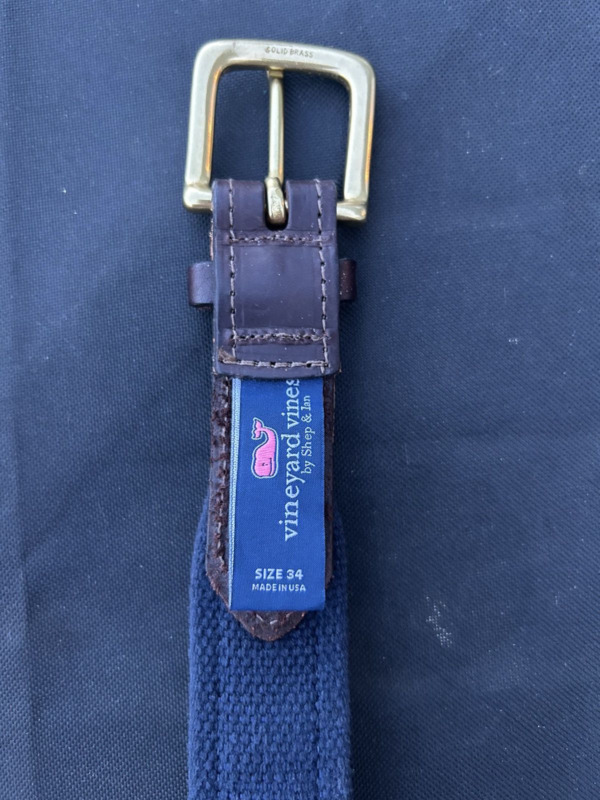 Vineyard Vines Vineyard Vines Canvas Belt Size 34 - 3 Thumbnail