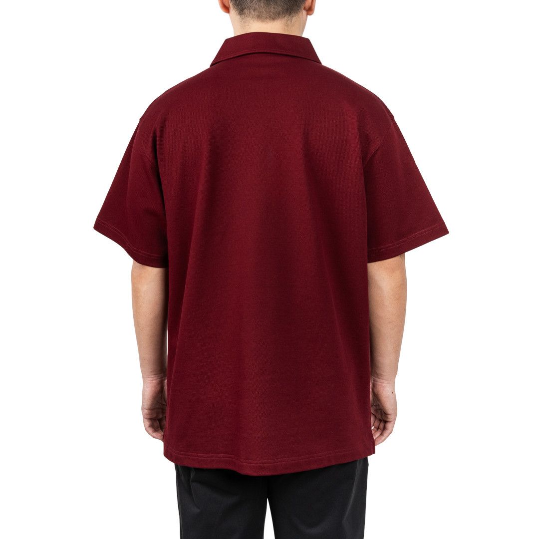 Gucci o1mt1gz0226 Cotton Polo Shirt in Burgundy Size US L / EU 52-54 / 3 - 4 Thumbnail