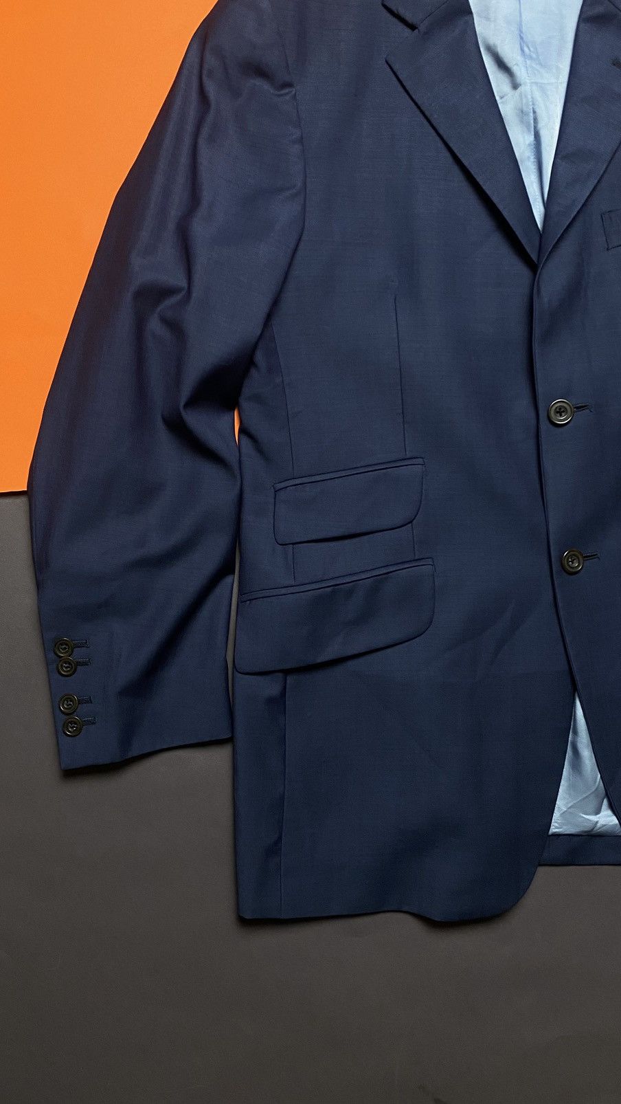 Hackett × Loro Piana Hackett Loro Piano blazer coat jacket Size 40R - 4 Thumbnail