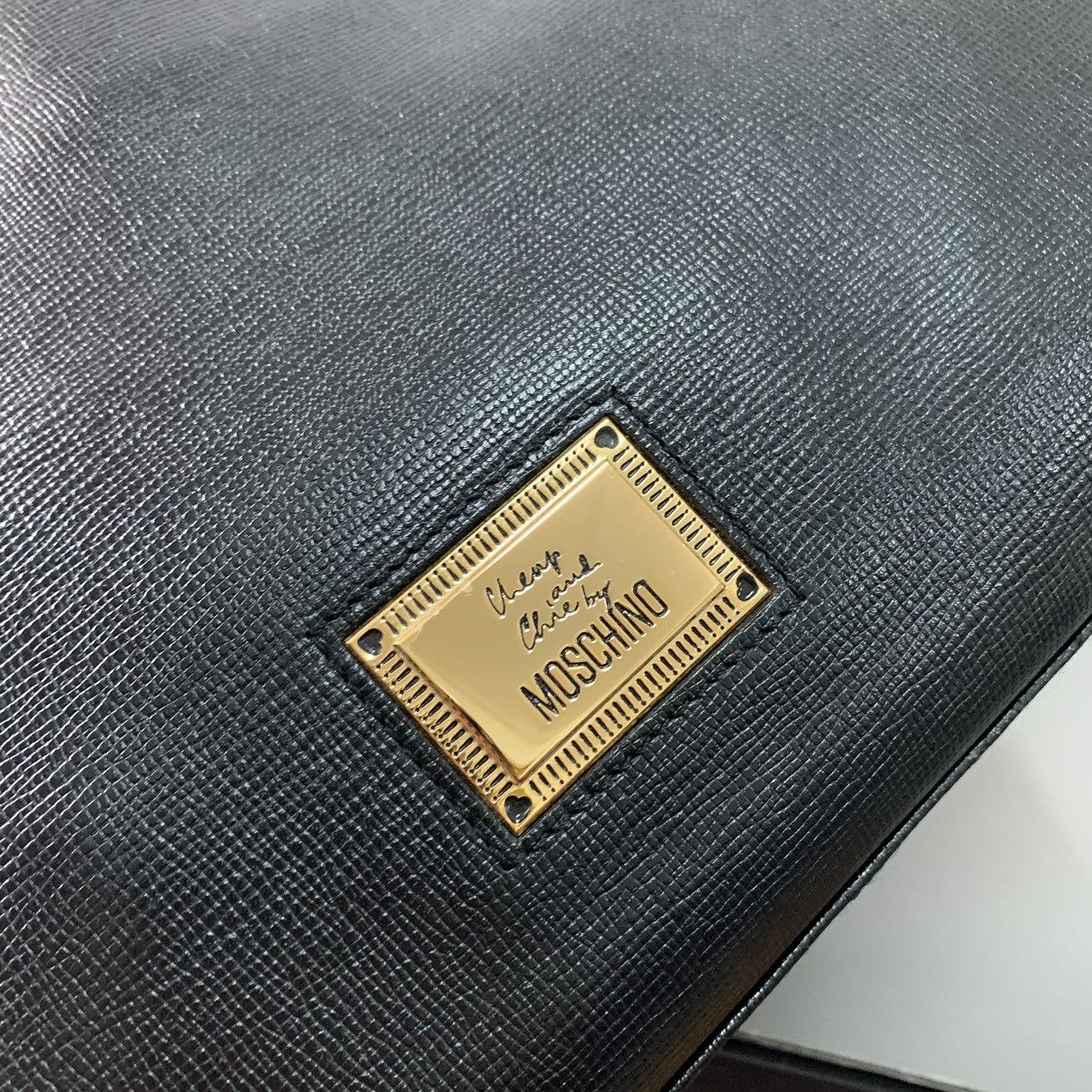Moschino Moschino Leather Shoulder Tote Bag Size ONE SIZE - 10 Thumbnail