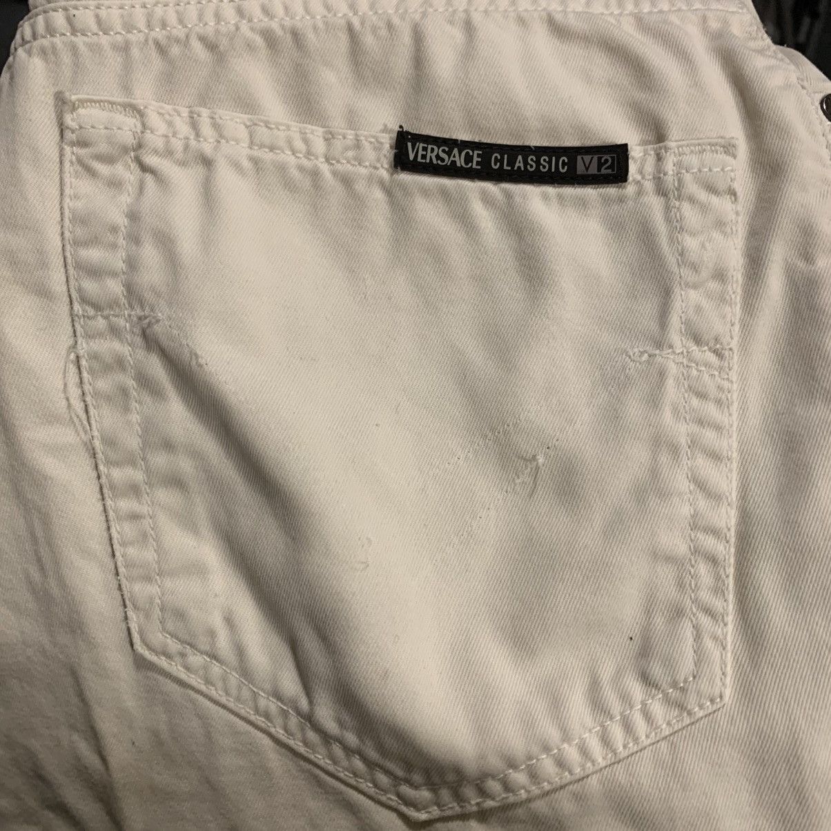 Versace VINTAGE Y2K VERSACE CLASSIC V2 JEANS Size US 31 - 11 Thumbnail