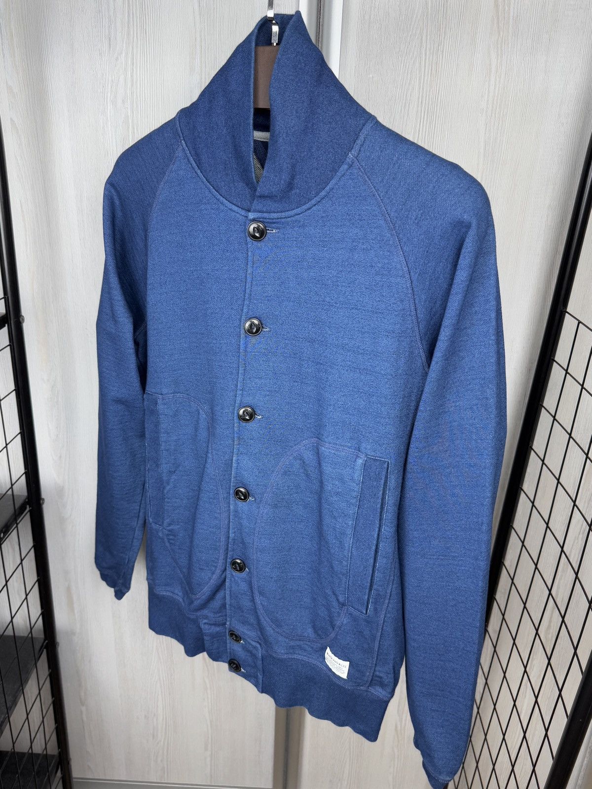 Norse Projects Norse Projects vintage blue cotton cardigan bomber jacket Size US S / EU 44-46 / 1 - 7 Thumbnail