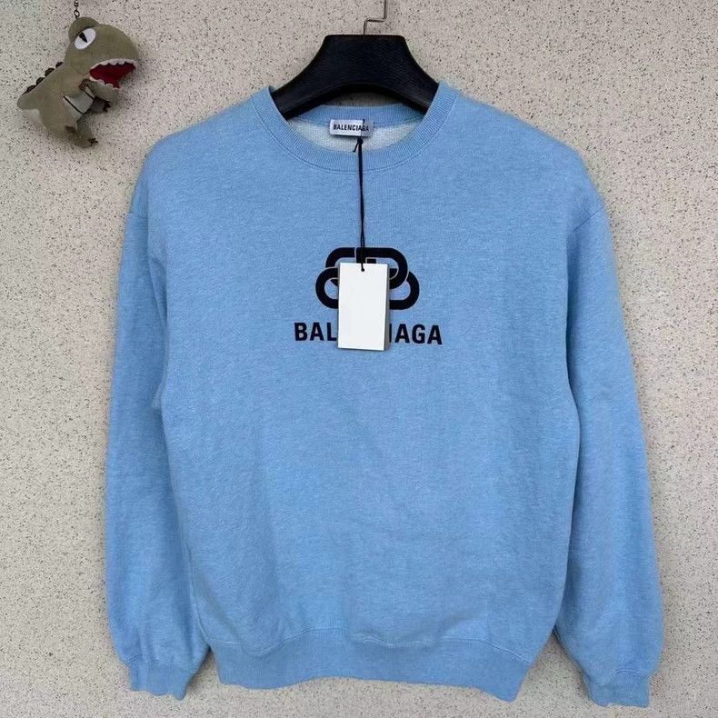 Balenciaga Balenciaga Smog Blue Lock Hoodie Size US S / EU 44-46 / 1 - 1 Thumbnail