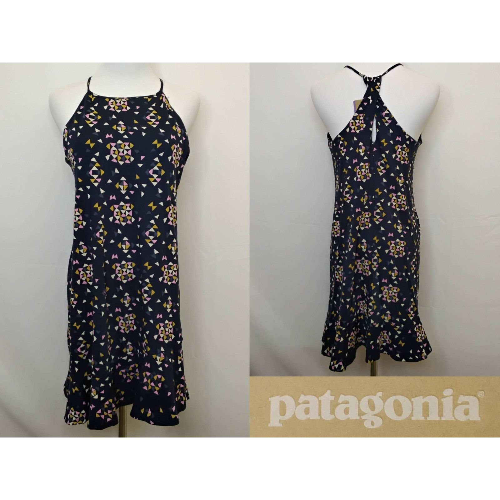 Patagonia Patagonia Cotton Dress Women's S Blue Built-in-Bra NWT Size S / US 4 / IT 40 - 1 Thumbnail