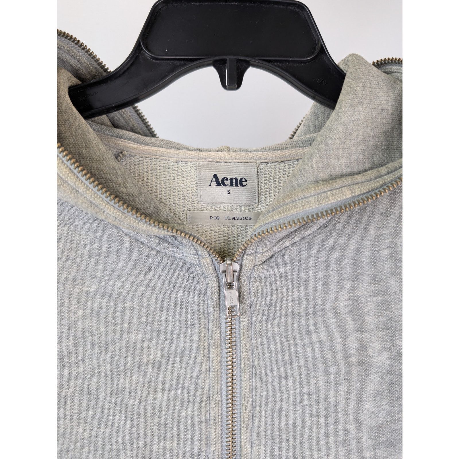 Acne Studios o1rshd1 Acne Full Zip Acne Hoodie in Grey Size US S / EU 44-46 / 1 - 7 Thumbnail