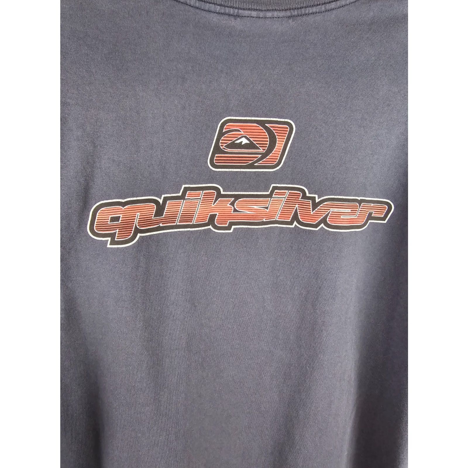Quiksilver VINTAGE Quiksilver Surf Surfing Skate Long Sleeve T-Shirt XLARGE Mens Blue Slim 24 25 28 Inch 90s Size US XL / EU 56 / 4 - 2 Thumbnail