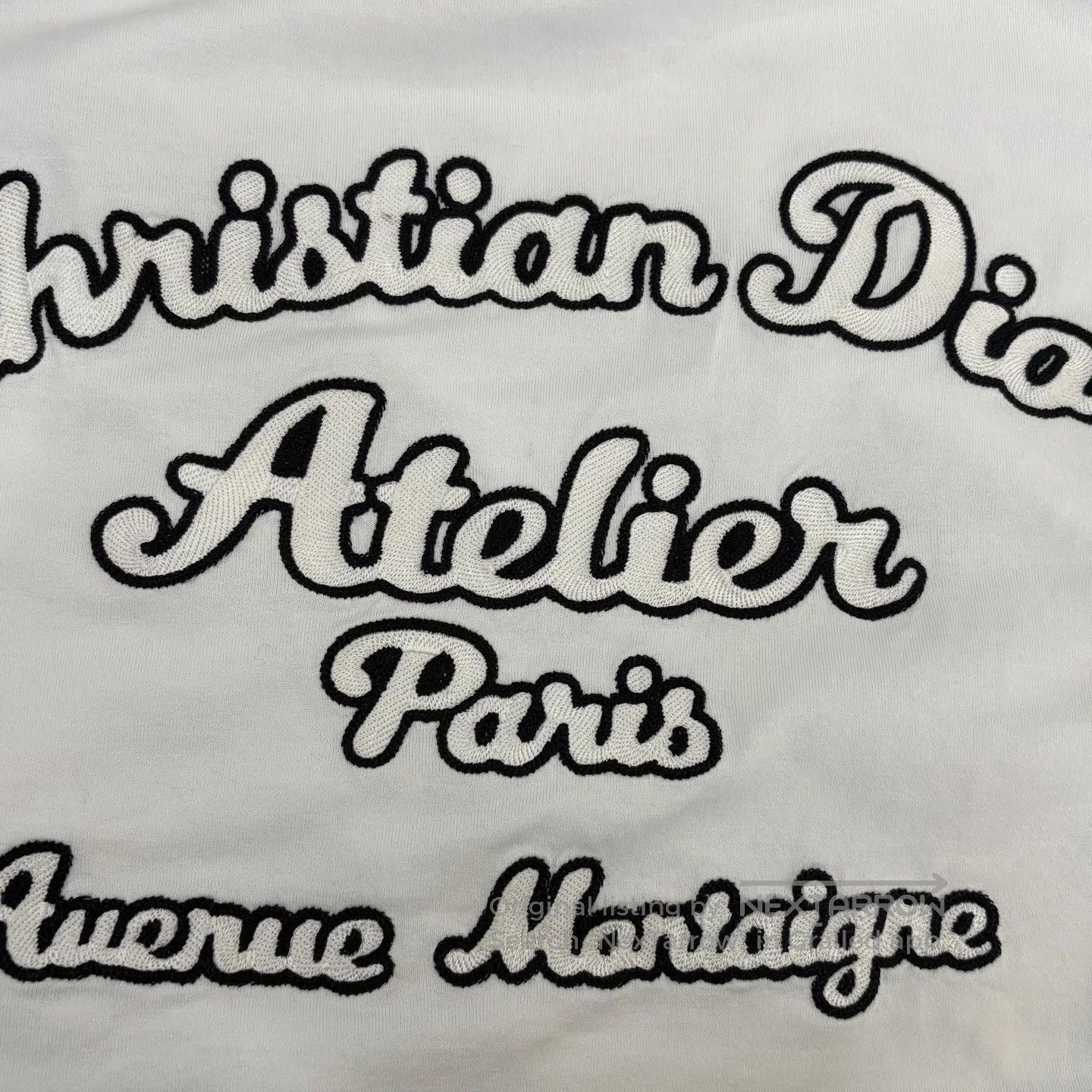 Dior Dior Black and white patchwork embroidery letter slogan lo Size US XL / EU 56 / 4 - 7 Thumbnail