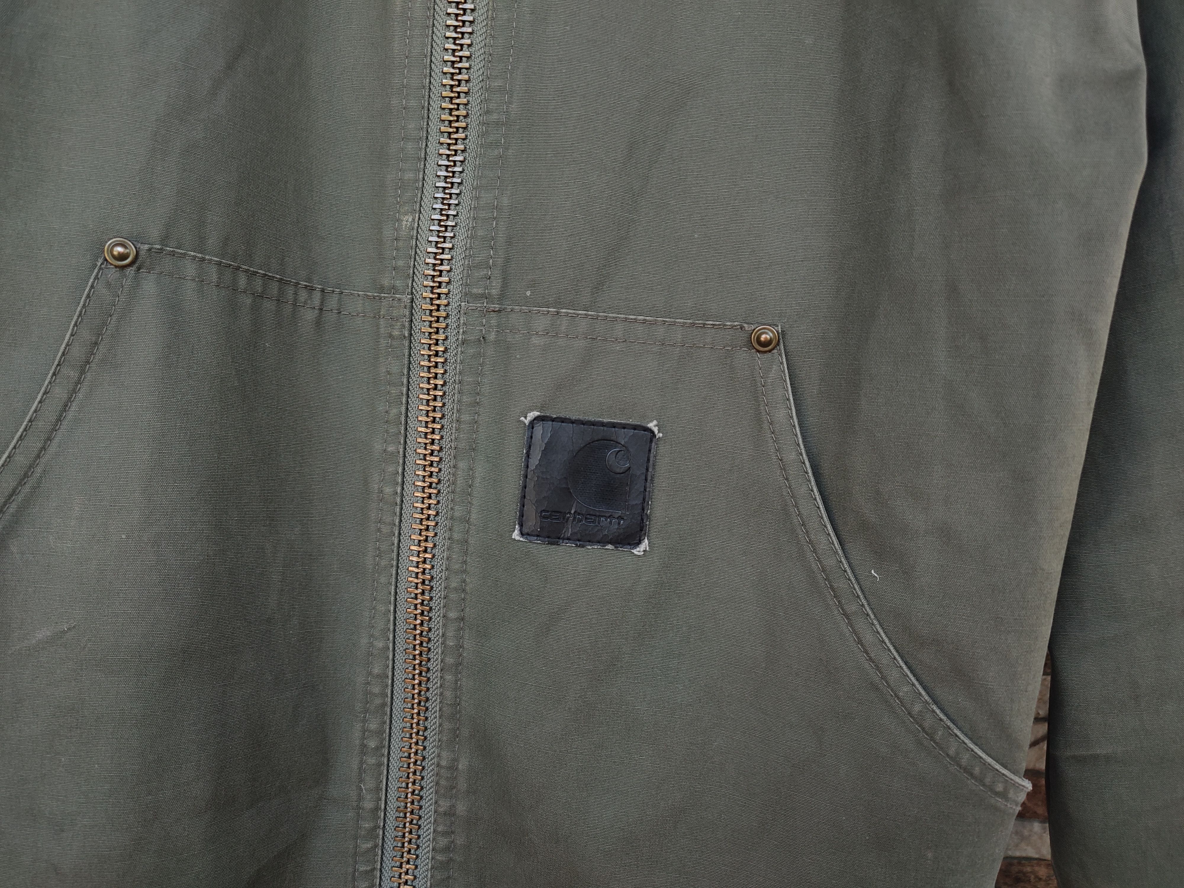 Carhartt × Vintage Carhartt Detroit Faded Jacket Size US S / EU 44-46 / 1 - 9 Thumbnail