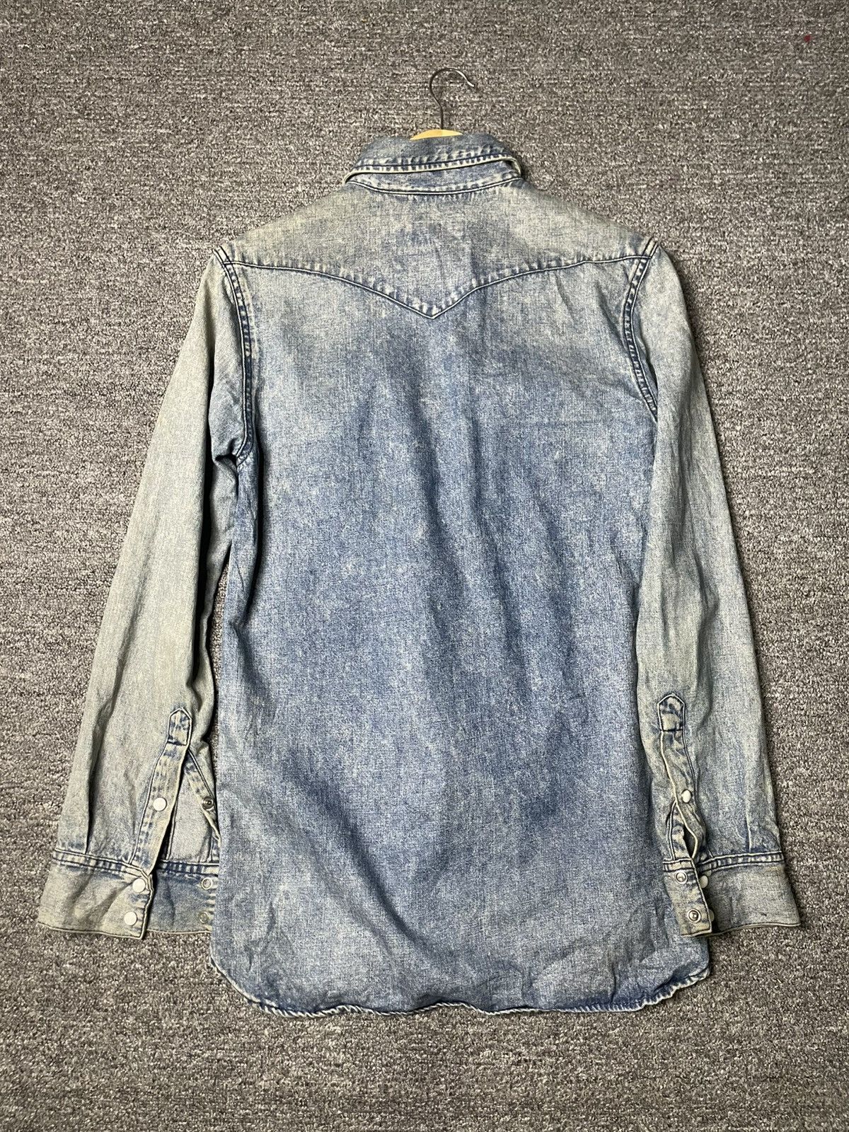 Japanese Brand × Vintage Moussy Vintage Casual Denim Button Up Shirts (93) Size US XXS / EU 40 - 8 Thumbnail