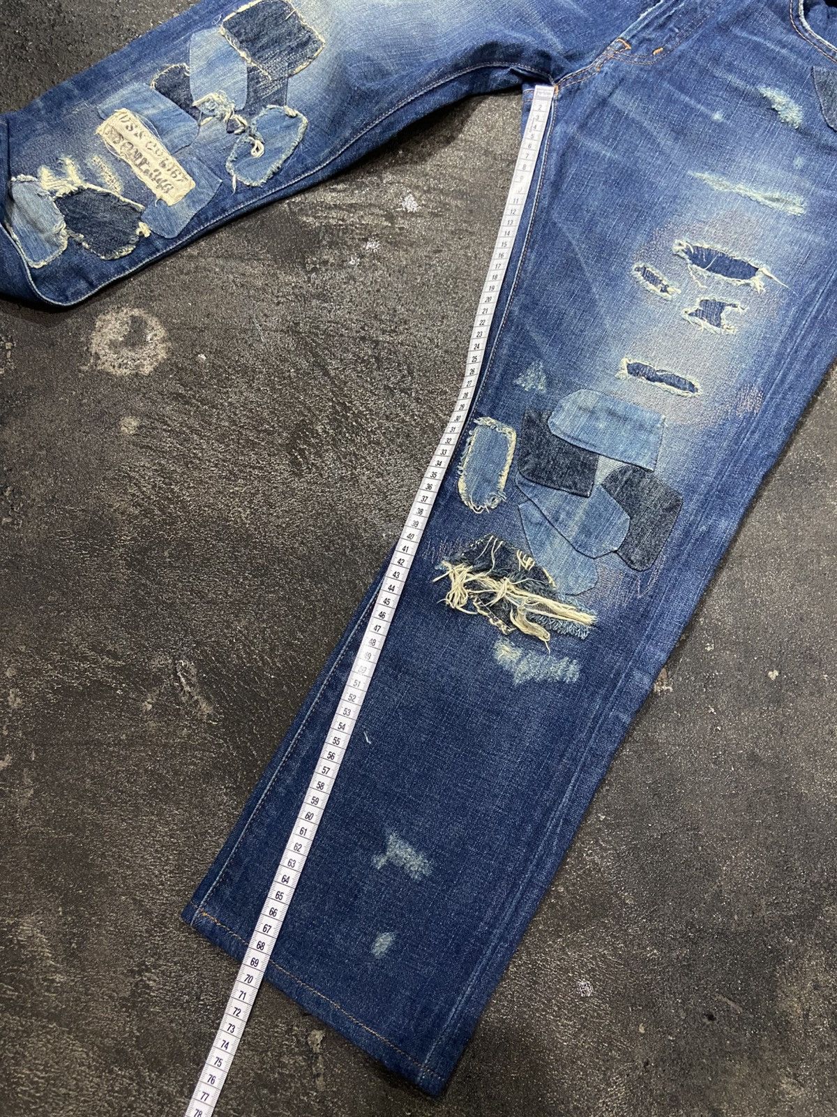 Denim & Supply Ralph Lauren Denim & Supply Ralph Lauren Distressed Denim Patchwork Jeans Size US 32 / EU 48 - 24 Thumbnail