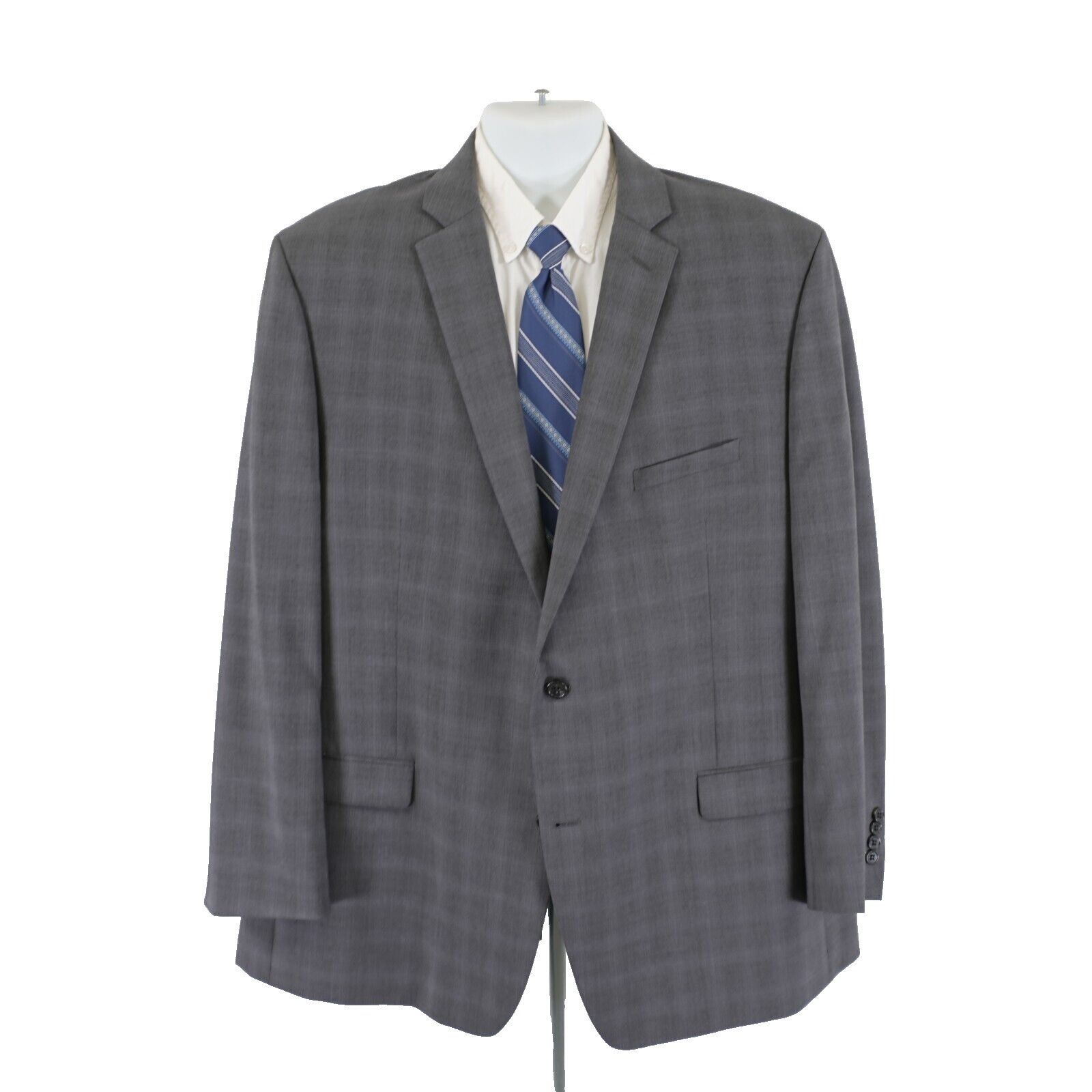 Joseph Abboud Joseph Abboud Wool Gray 2 Button Blazer 48L Tagged 50L Size 48L - 4 Thumbnail