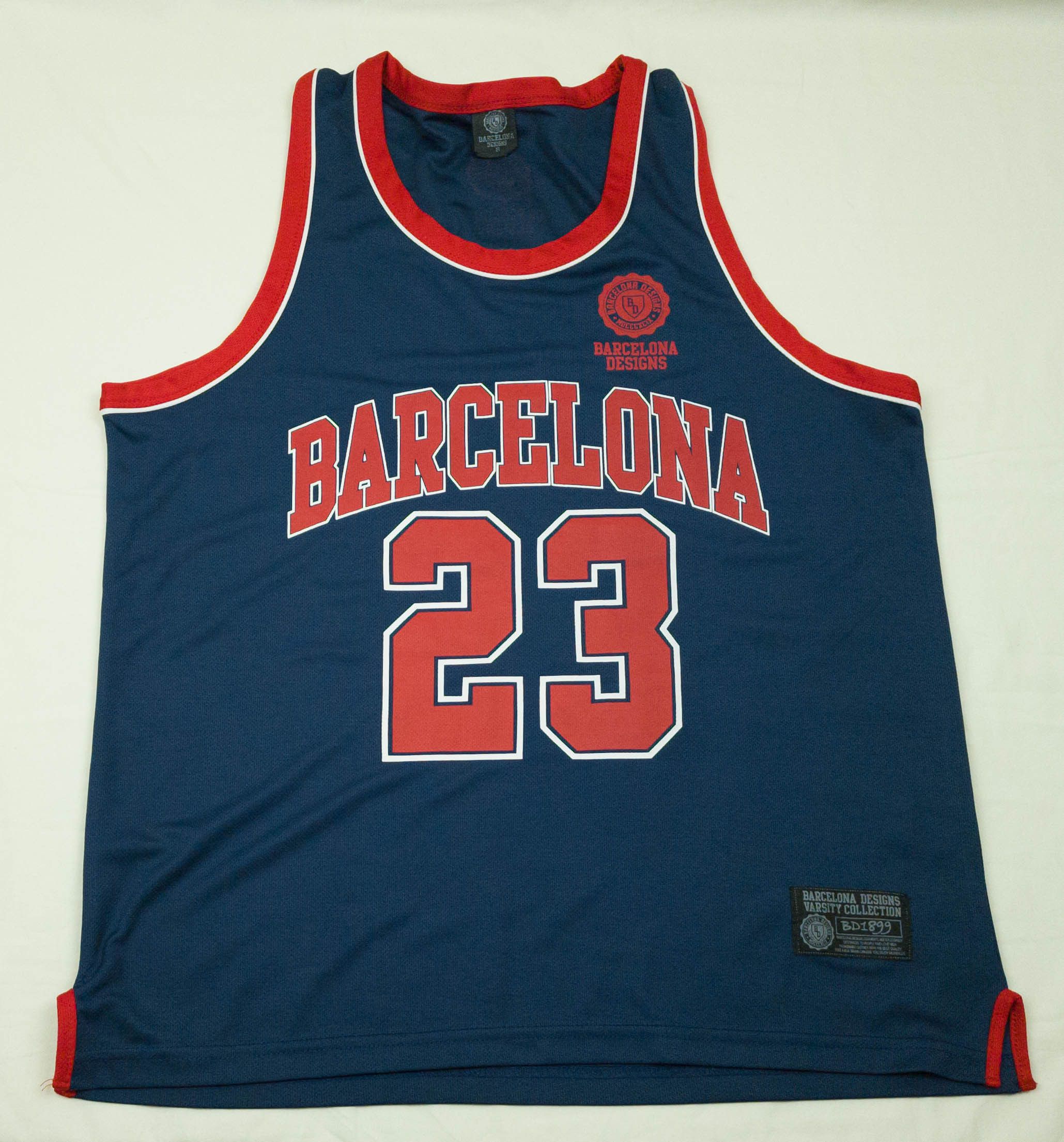 Other BARCELONA DESING BASKETBALL VEST TANK TOP SIZE S-M VGC Size US M / EU 48-50 / 2 - 3 Thumbnail