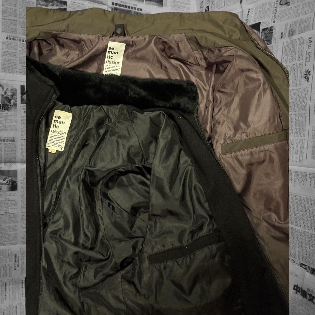 semanticdesign SemanticDesign 2-in-1 Utility Jacket faux collar Size US M / EU 48-50 / 2 - 4 Thumbnail