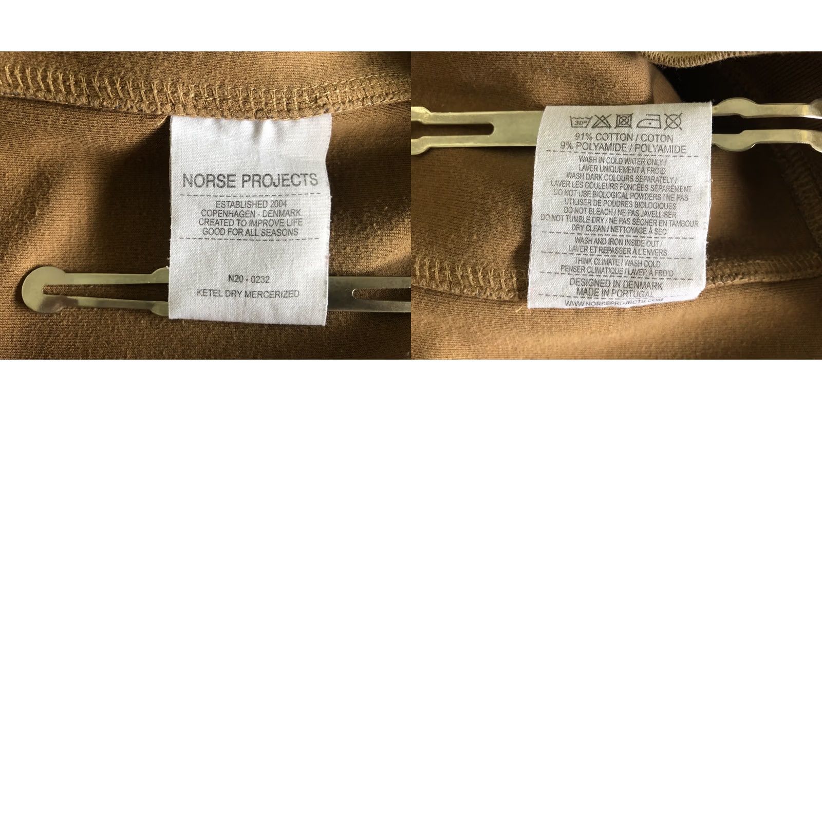 Norse Projects Norse Projects Men's Sweatshirt S Brown Cotton Blend Size US S / EU 44-46 / 1 - 8 Thumbnail
