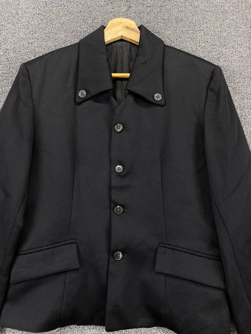 Yohji Yamamoto Vintage Yohji Yamamoto Y’S Bis Wool Coat Jacket Size M / US 6-8 / IT 42-44 - 6 Thumbnail