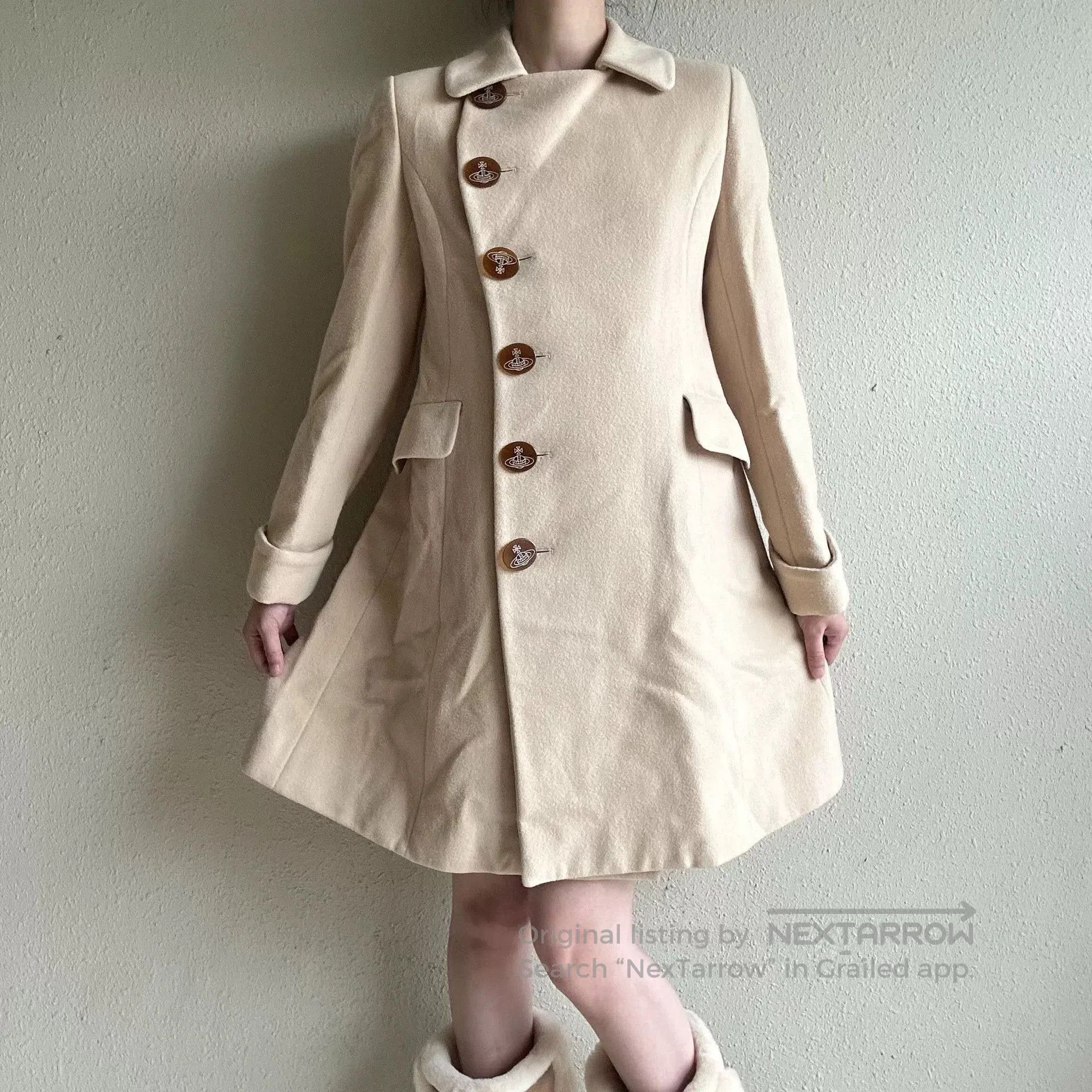 Vivienne Westwood vivienne westwood beige wool coat. Size M / US 6-8 / IT 42-44 - 8 Thumbnail