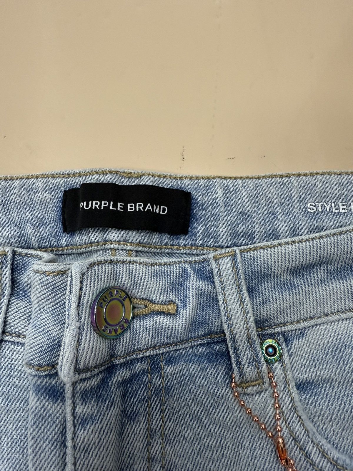 Other Purple Brand Flare Sun Fade Jeans Size 26" / US 2 / IT 38 - 4 Thumbnail