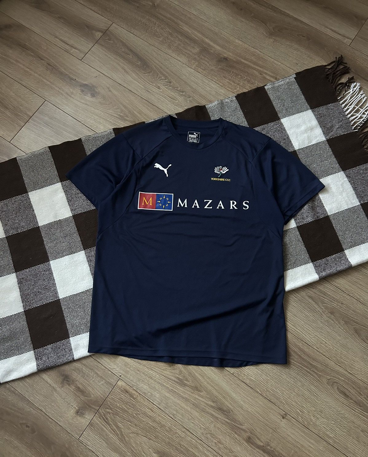 Puma Puma Mazars York Shire Cricket jersey mens big logo Size US XL / EU 56 / 4 - 1 Thumbnail