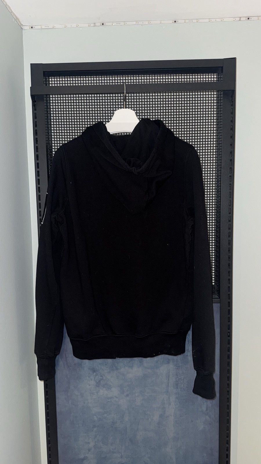 Rick Owens Drkshdw SS18 Rick Owens DRKSHDW Patched Jason Zip Up Hoodie Size US XS / EU 42 / 0 - 2 Thumbnail