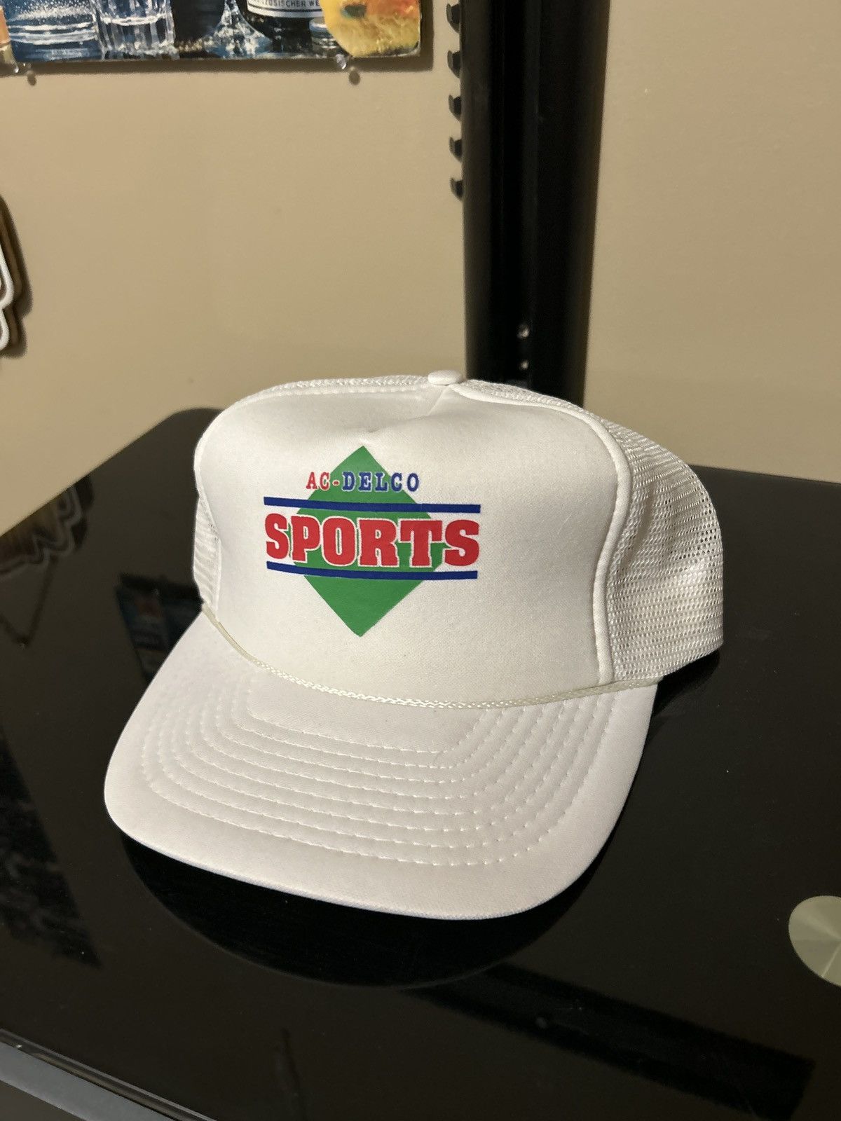 Vintage Vintage all white trucker hat Size ONE SIZE - 1 Thumbnail