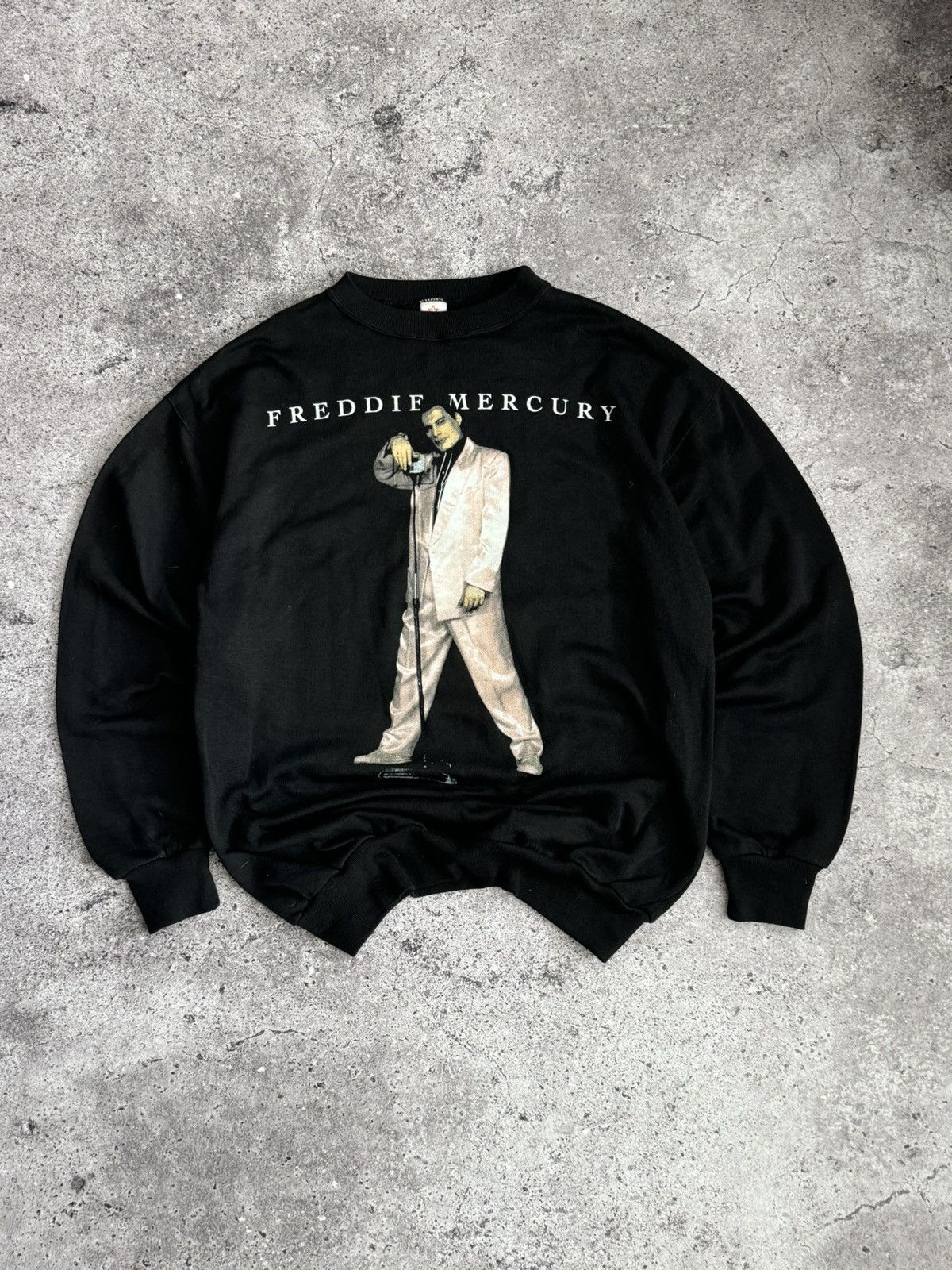 Band Tees Vintage Rare 90s Freddie Mercury Sweatshirt Size US L / EU 52-54 / 3 - 1 Thumbnail