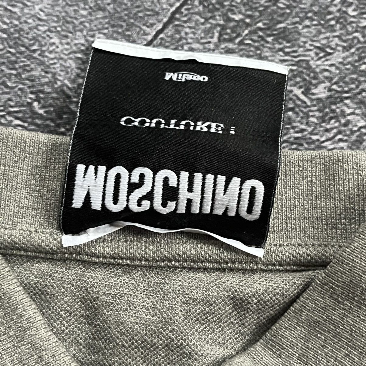 Moschino Moschino Milano Men’s Gray Polo Shirt Size M Italy Designer Size US M / EU 48-50 / 2 - 6 Thumbnail