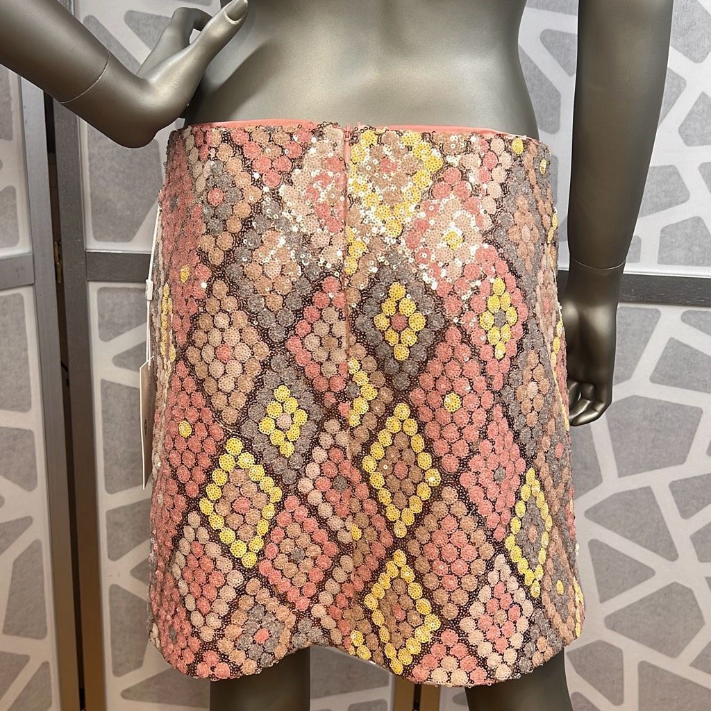 CAROLINE CONSTAS Caroline Constas Sequined Cropped Top and Mini Skirt Set NWT 6 Size M / US 6-8 / IT 42-44 - 8 Thumbnail